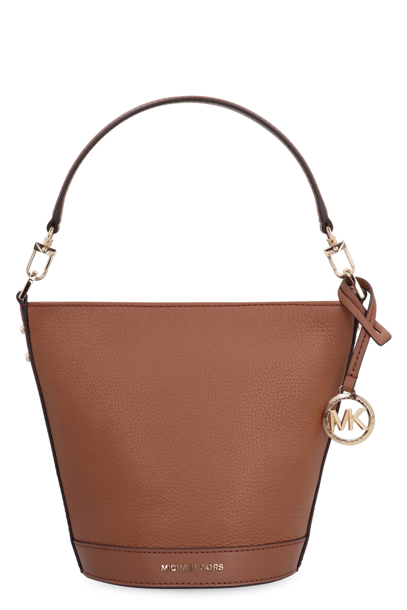 Michael Michael Kors Townsend Small Bucket Bag In Saddle Brown