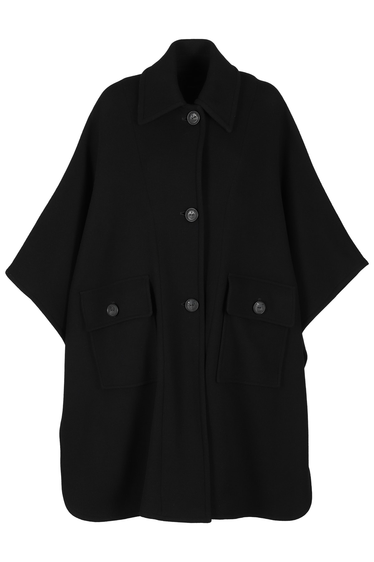 Pinko Motif Mantella Panno In Nero