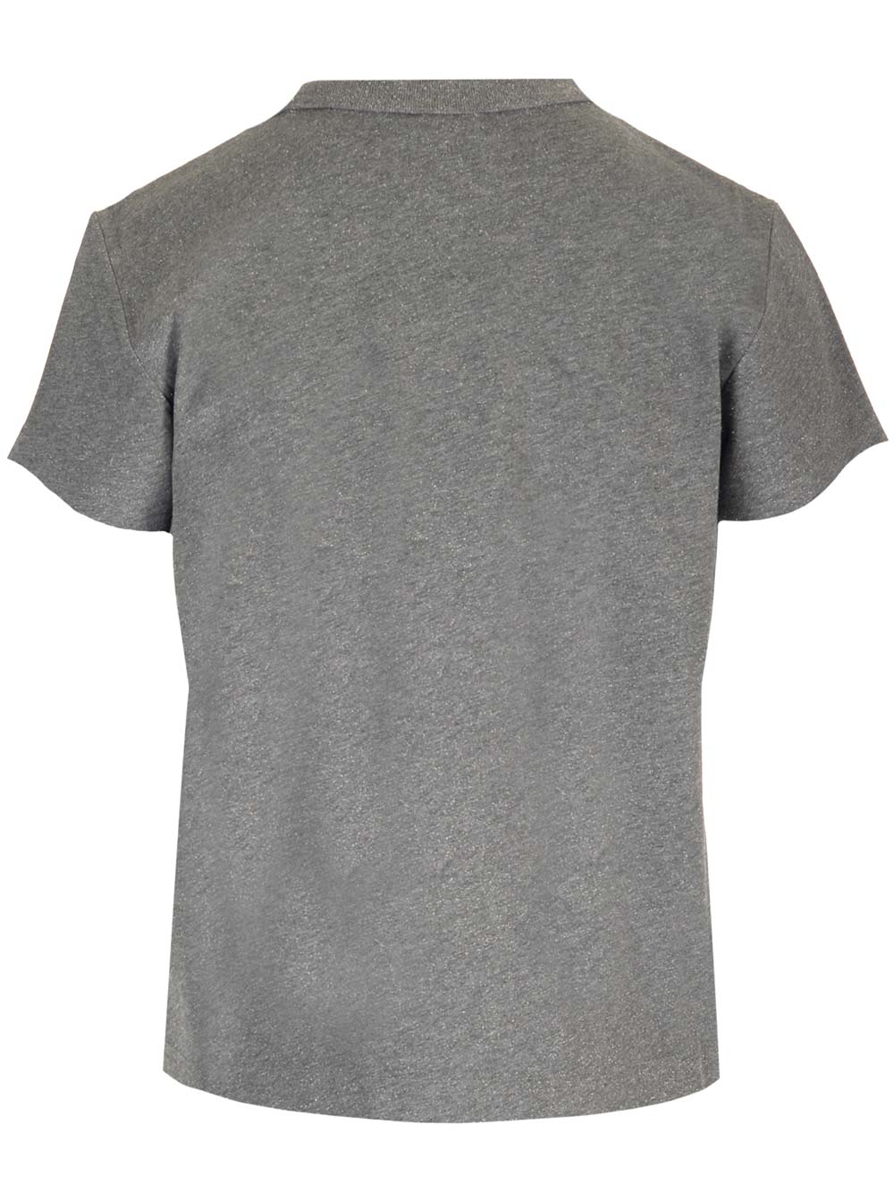 Shop Alexander Wang Glitter Jersey T-shirt In Grey