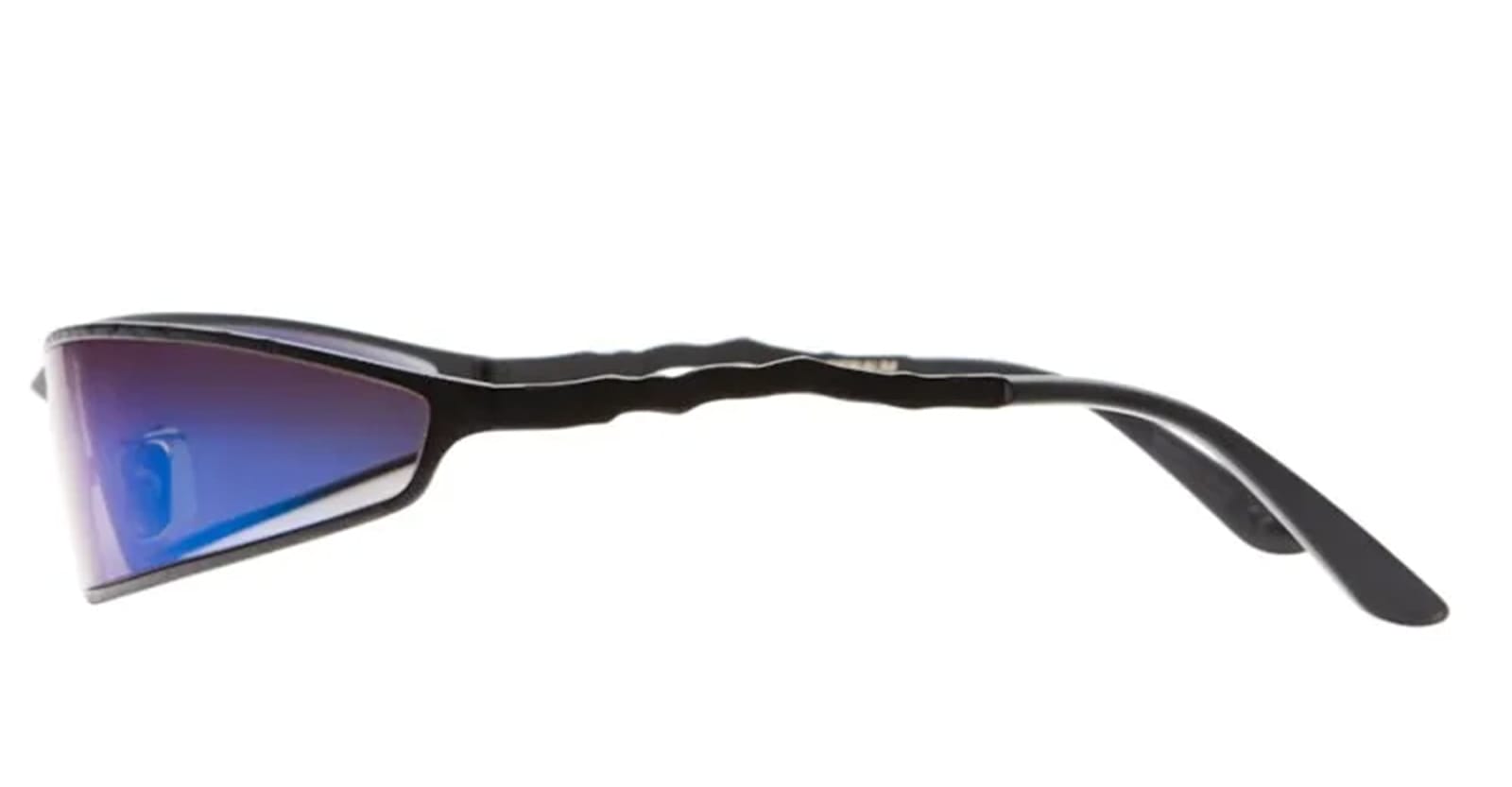Kuboraum Mask H34 Bm - Black Matte Sunglasses In Blue