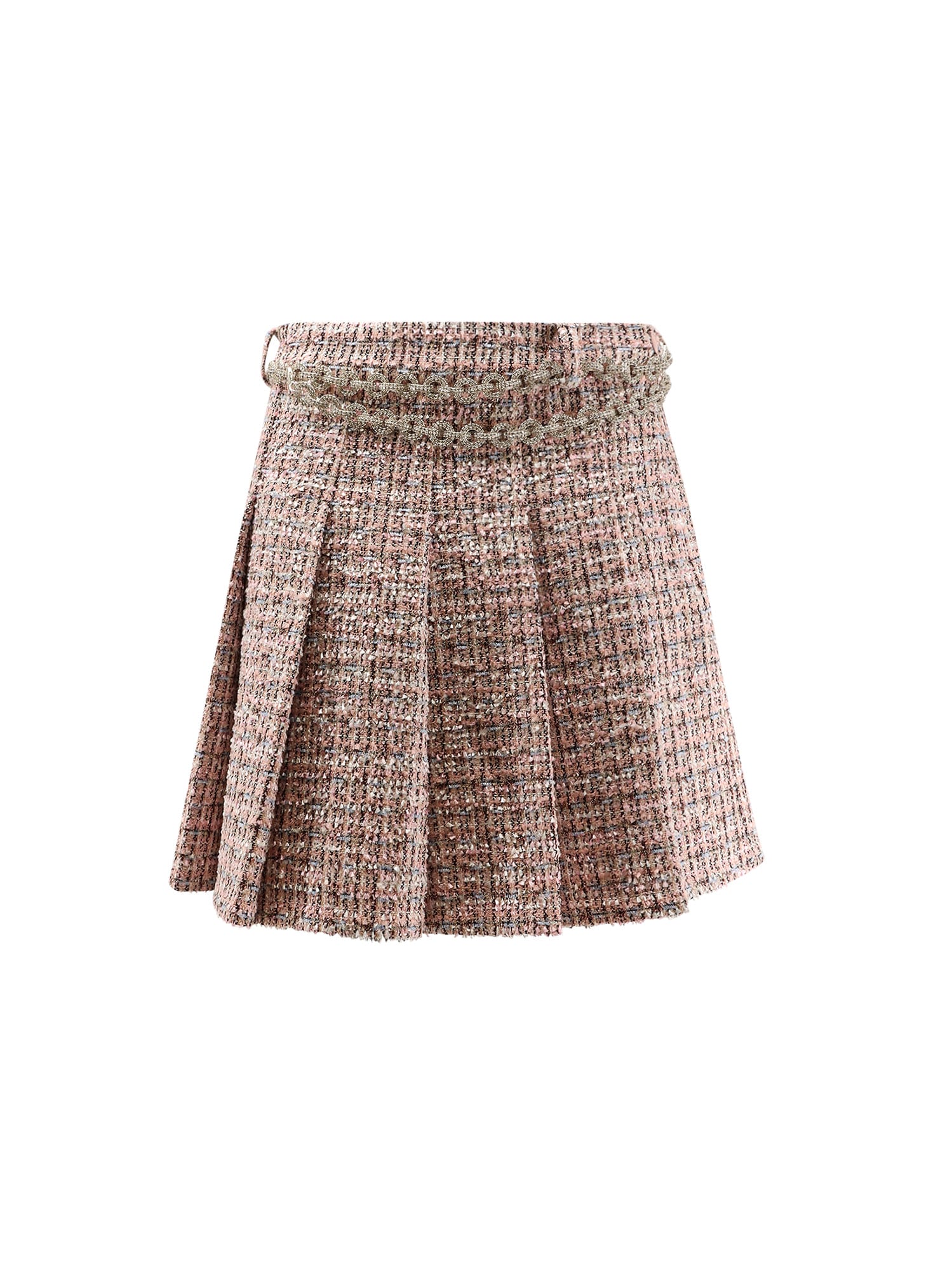 Bouclé Miniskirt