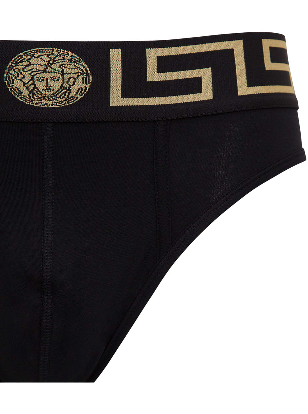 Versace Cotton Slip Underwear With Logo