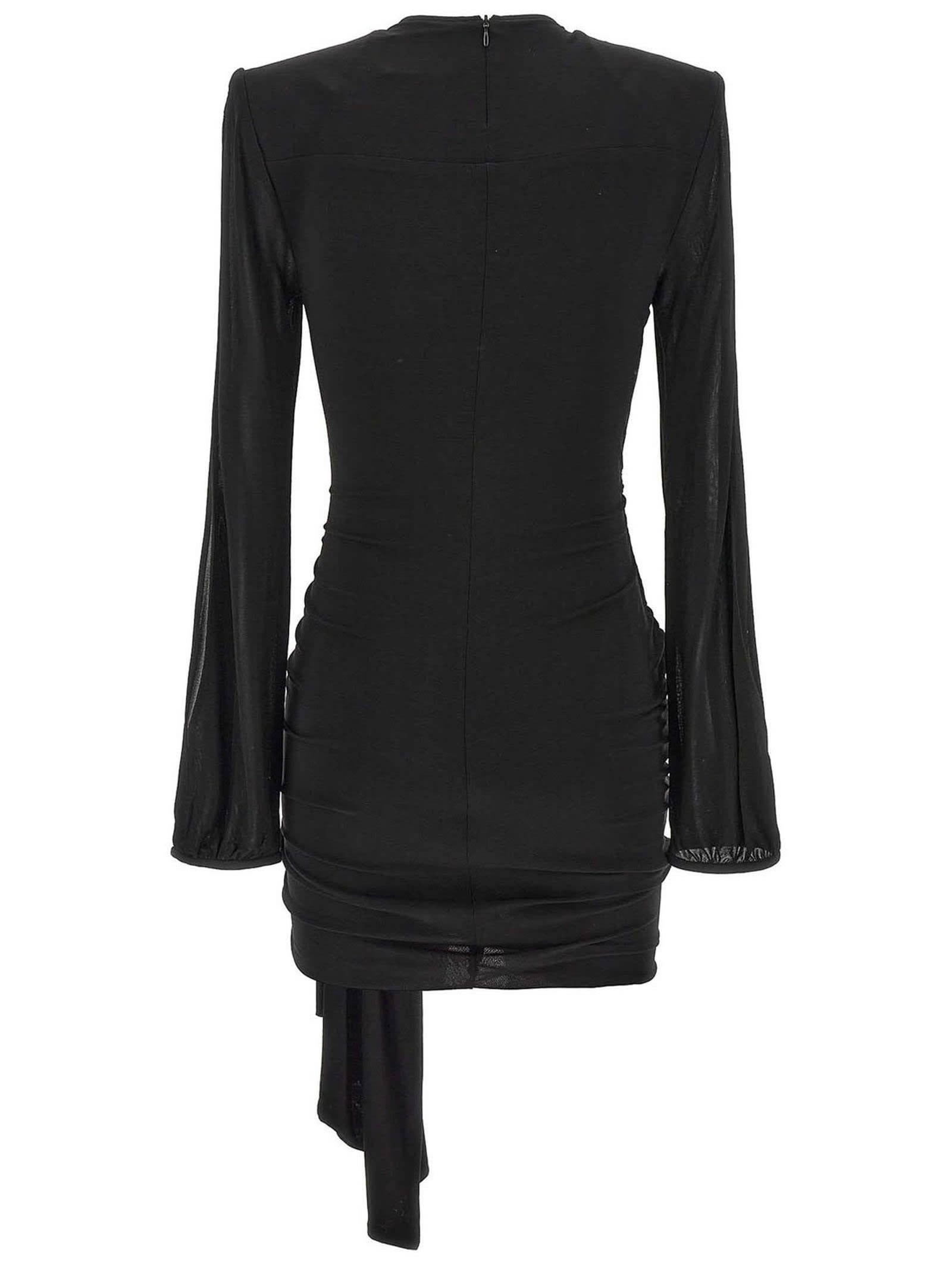 Shop Isabel Marant Vinia Cut-out Minidress In Black