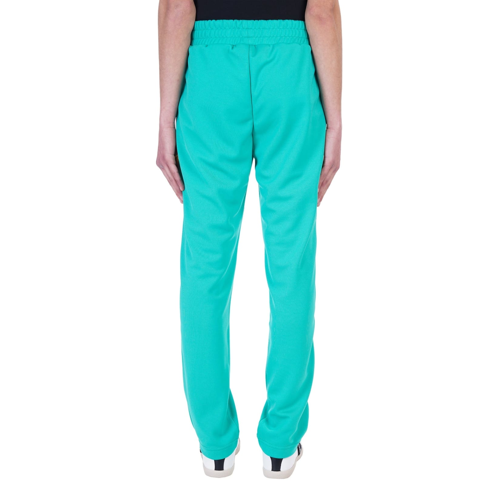 Shop Palm Angels Track Pants In Green