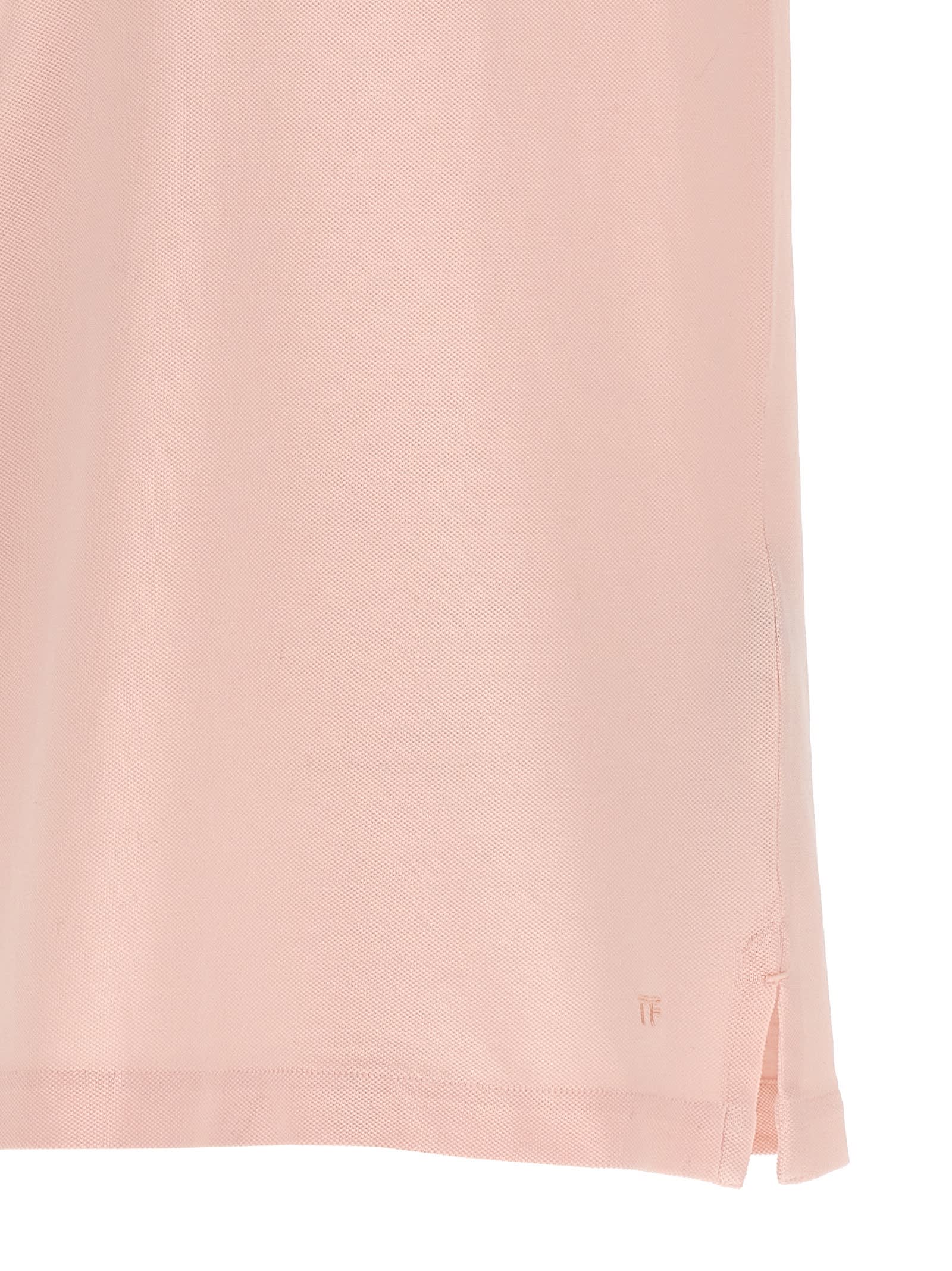 Shop Tom Ford Tennis Polo Shirt In Pink