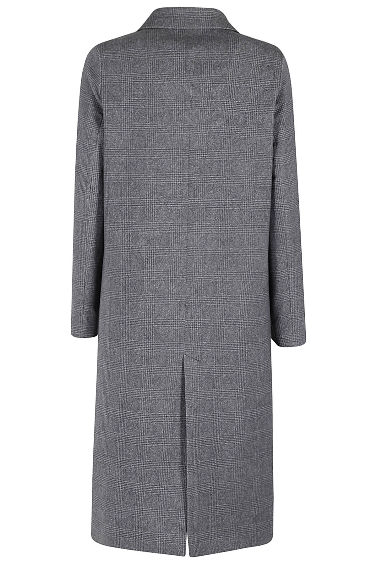 Shop Circolo 1901 Coat Felpa Sp In Gray