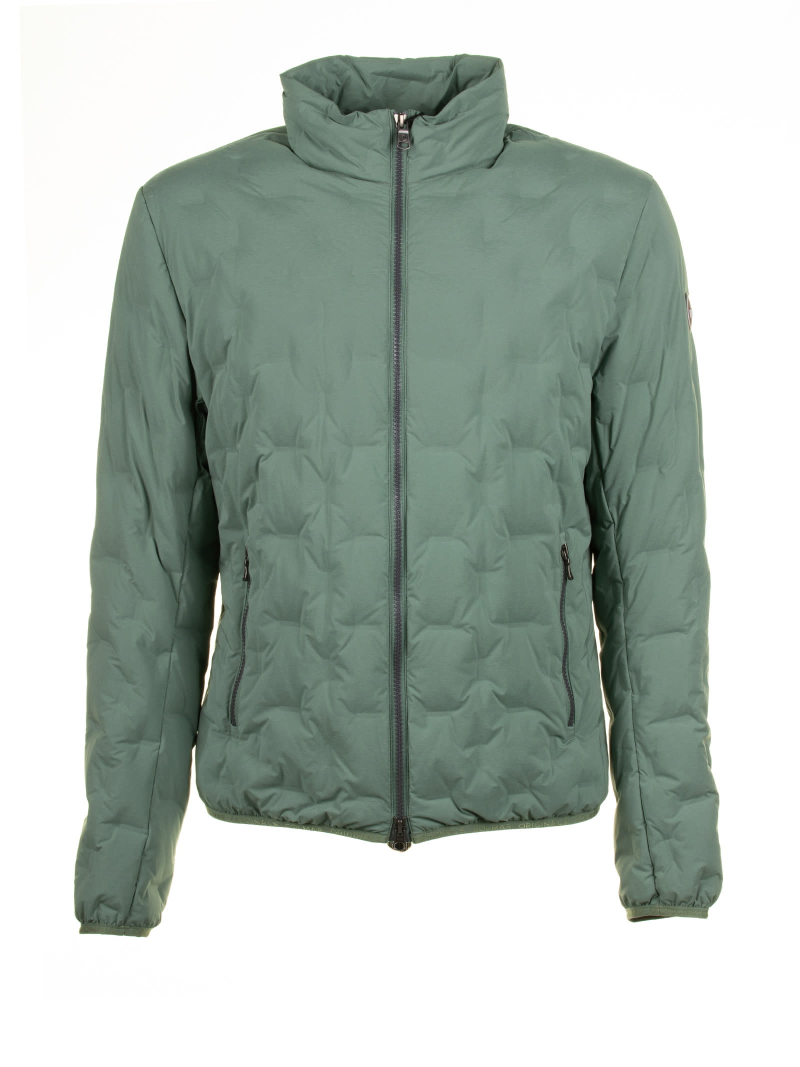 Shop Colmar Quilted Jacket With Padded Collar In Verde