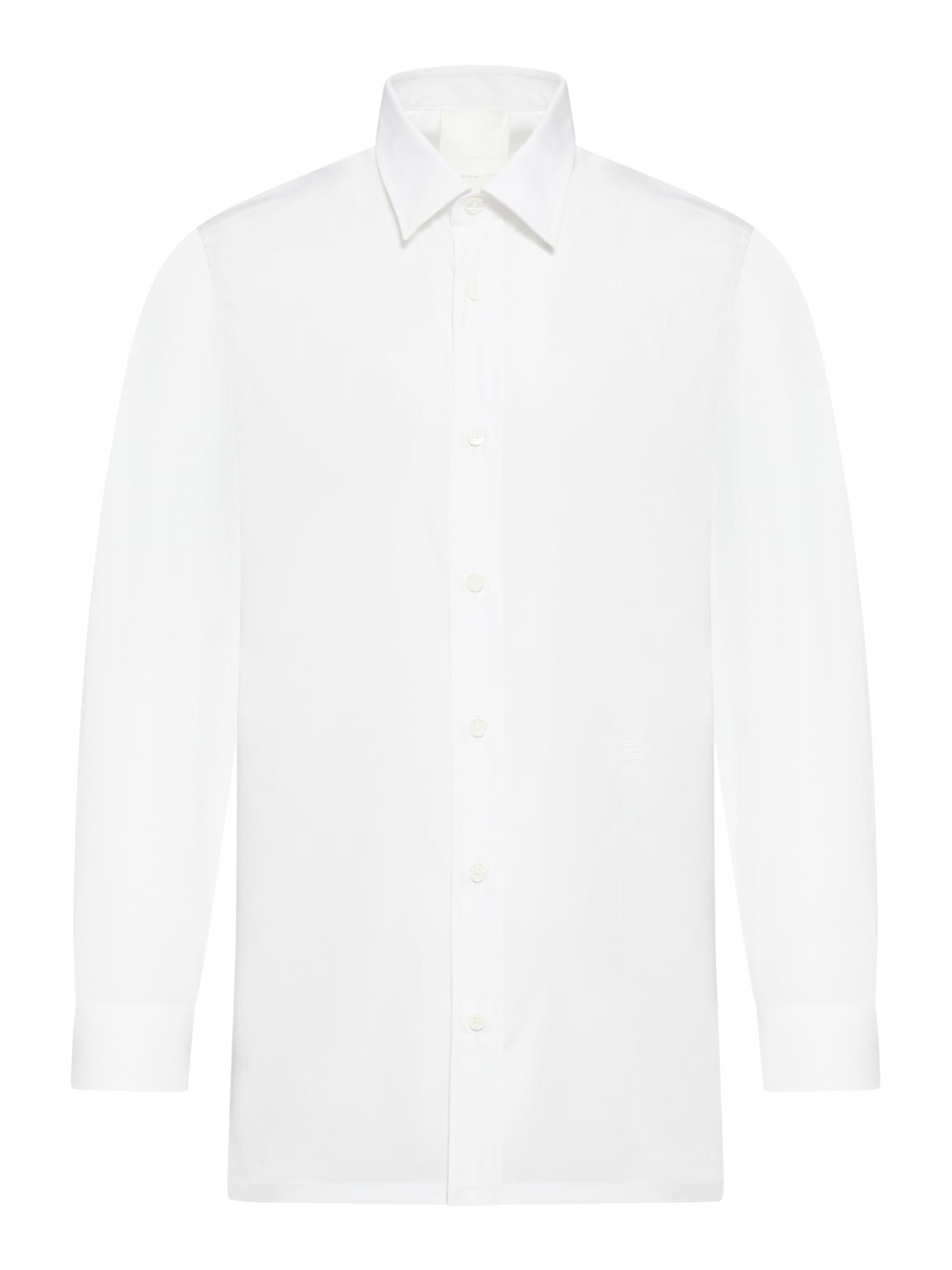 Shop Givenchy Long Sleeve Shirt In White