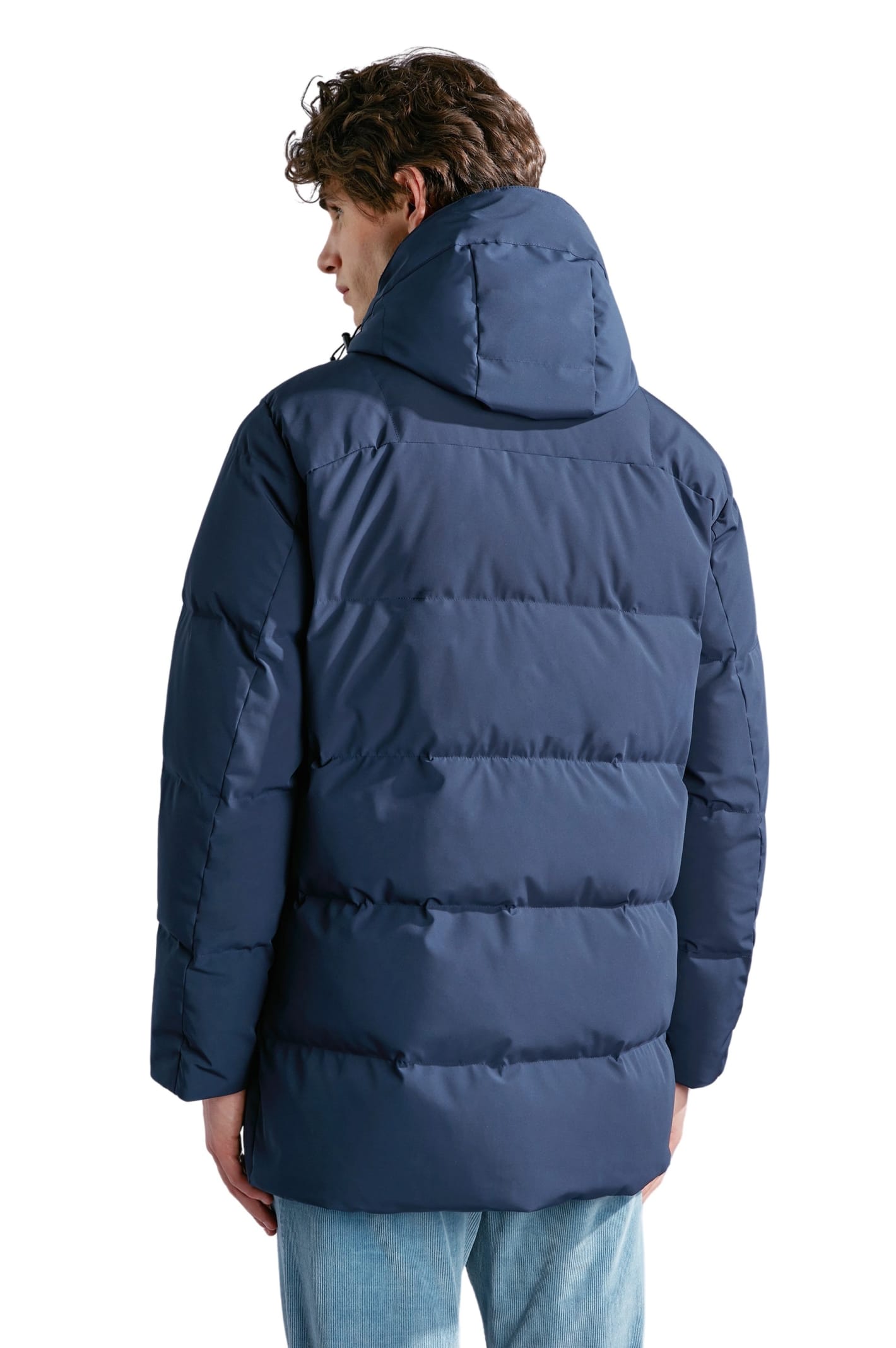 Shop Paul&amp;shark Typhoon Down Parka In Blue