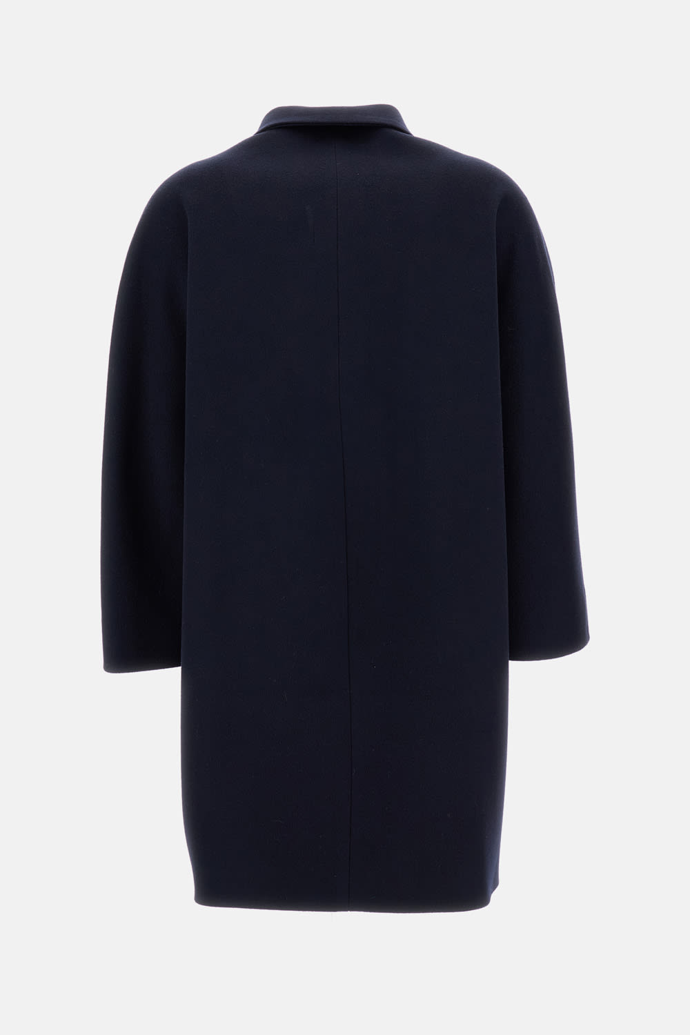 Alberto Biani Double-breasted Coat In Blue