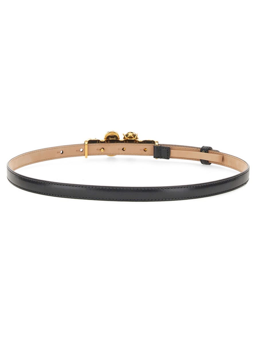 Shop Alexander Mcqueen Belt The Knuckle In Black