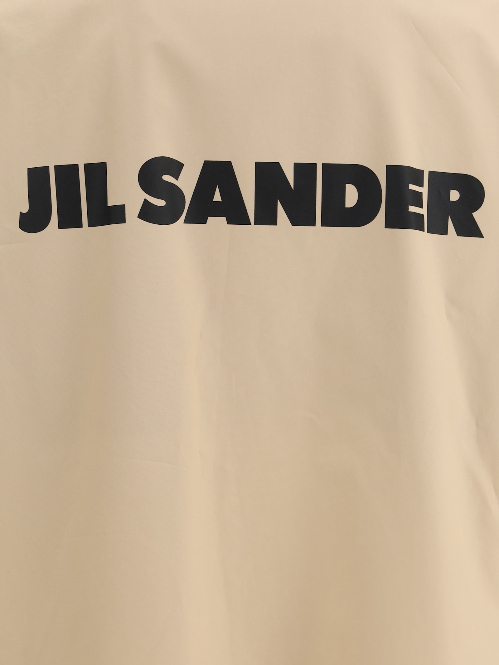 Jil Sander Monogrammed Jacket With Refined Look In Dark Sand