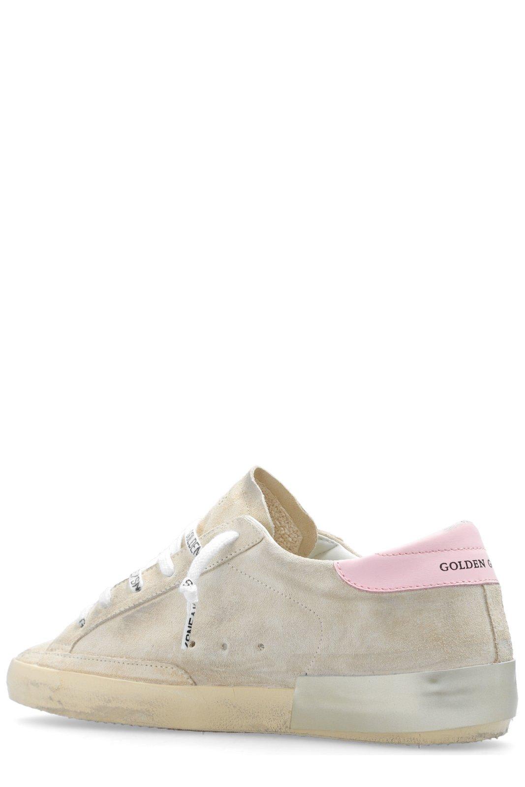 Shop Golden Goose Super-star Classic Sneakers In Butter Brown Orchid Pink
