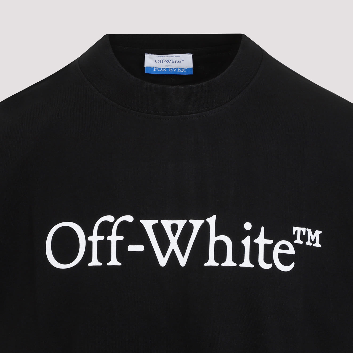 Shop Off-white Big Bookish Skate T-shirt In Black White