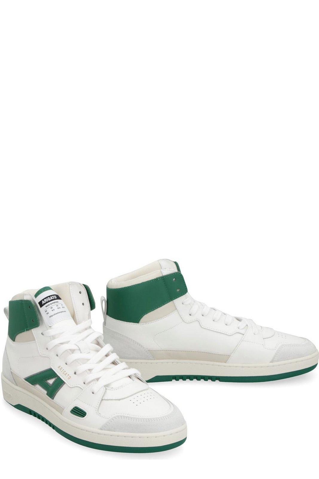 Shop Axel Arigato A-dice High-top Sneakers In White