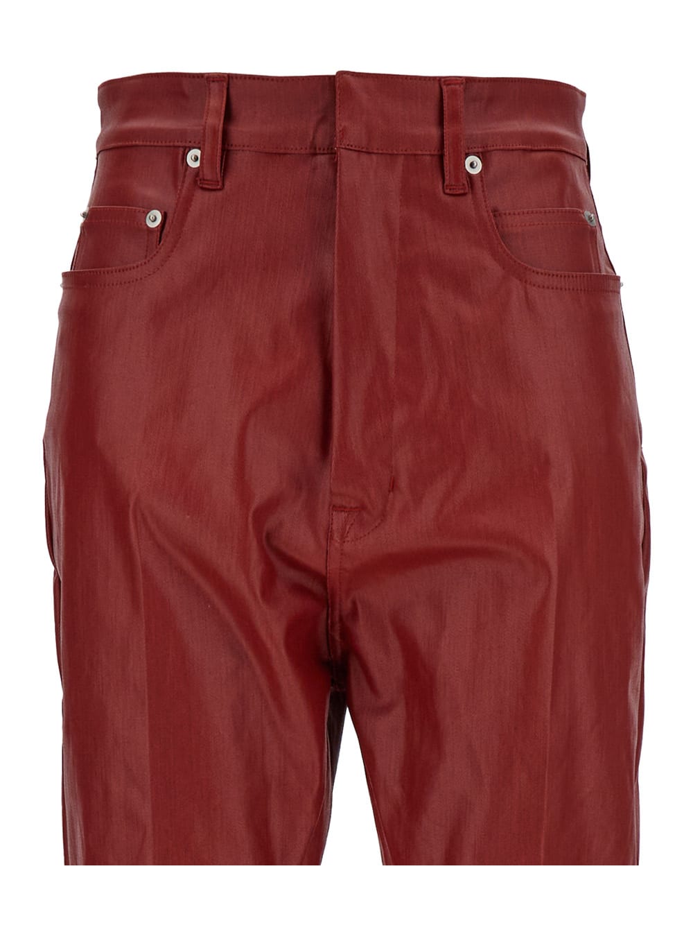 Shop Rick Owens Bolan Bootcut In Red