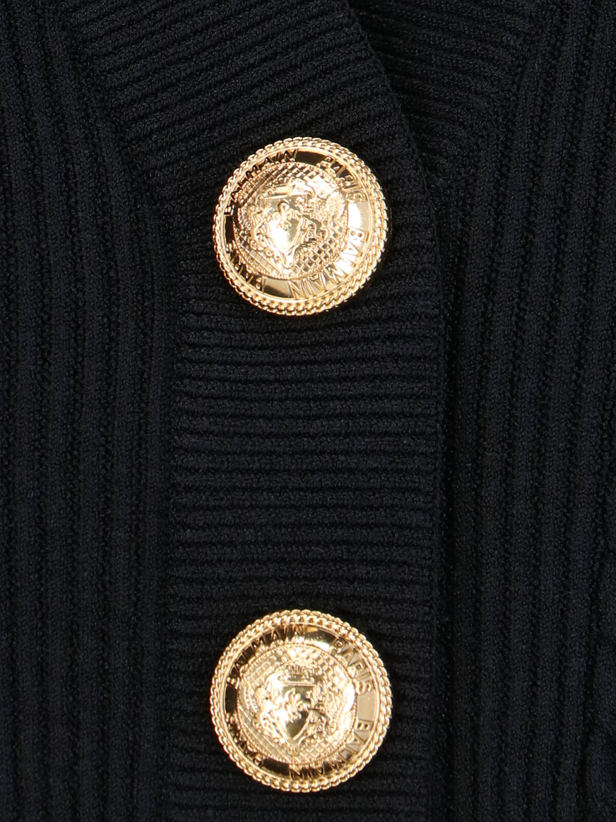 Balmain Women V-necked Cardigan In Black