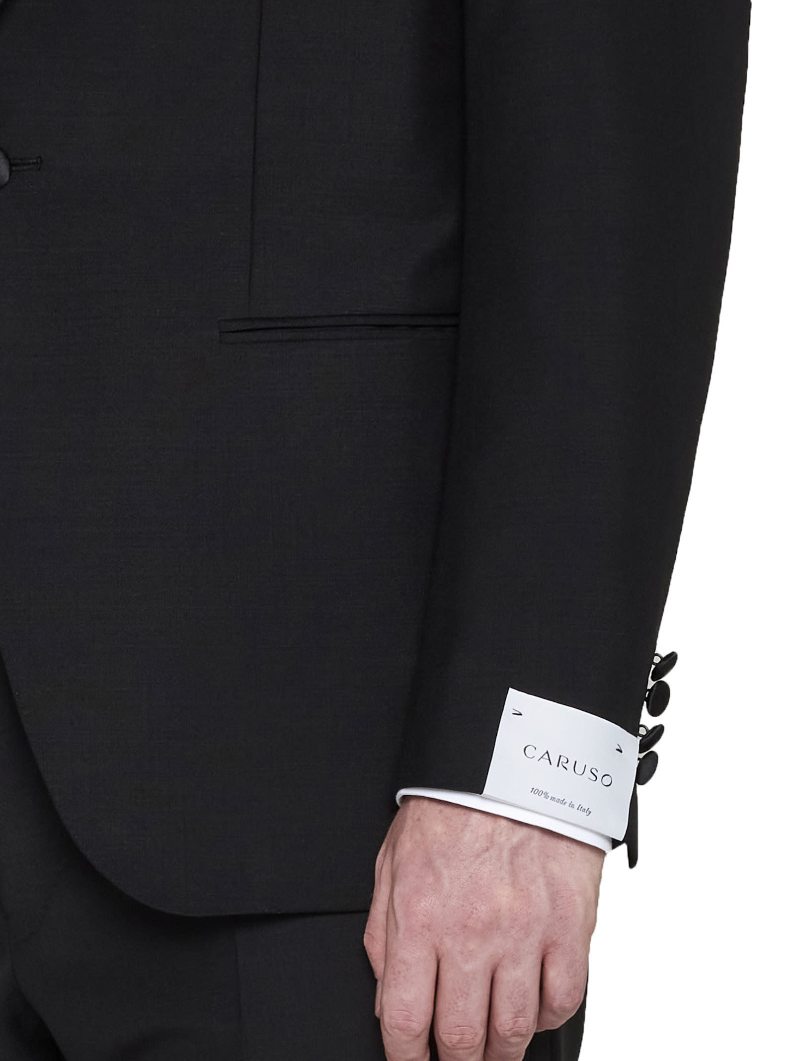 Shop Caruso Suit In Black