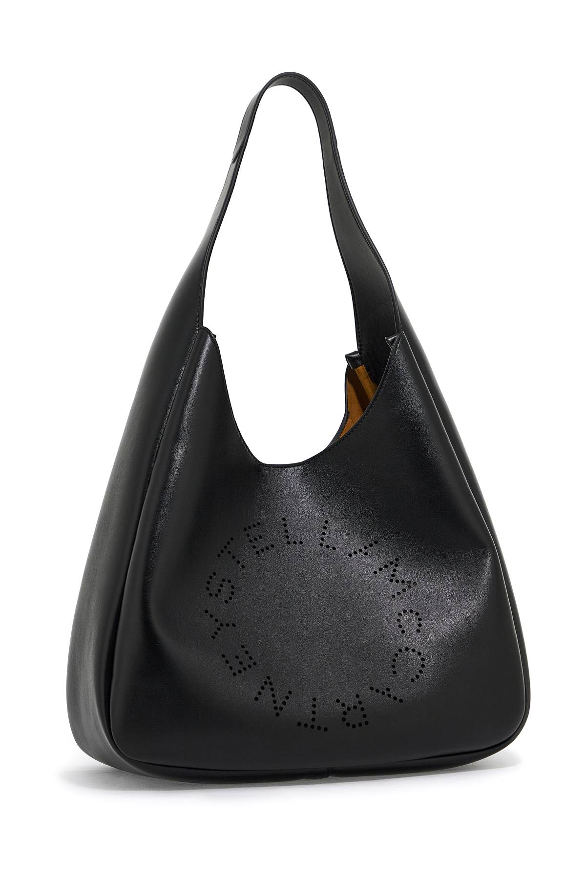 Shop Stella Mccartney Square Stella Logo Tote Bag In Black (black)