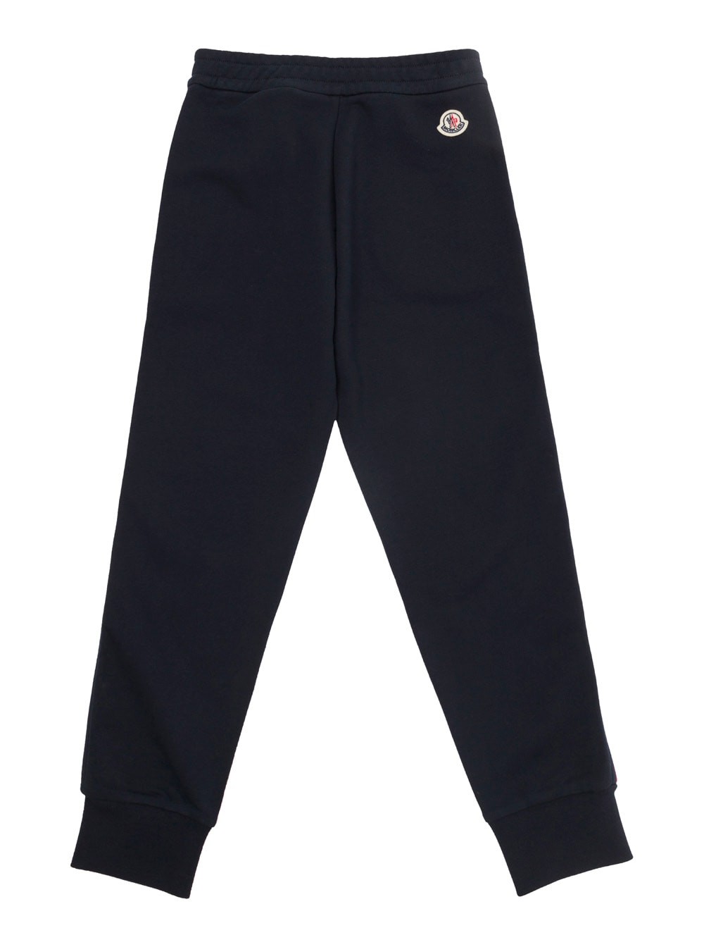 Moncler Joggers With Contrast Bands In Blu
