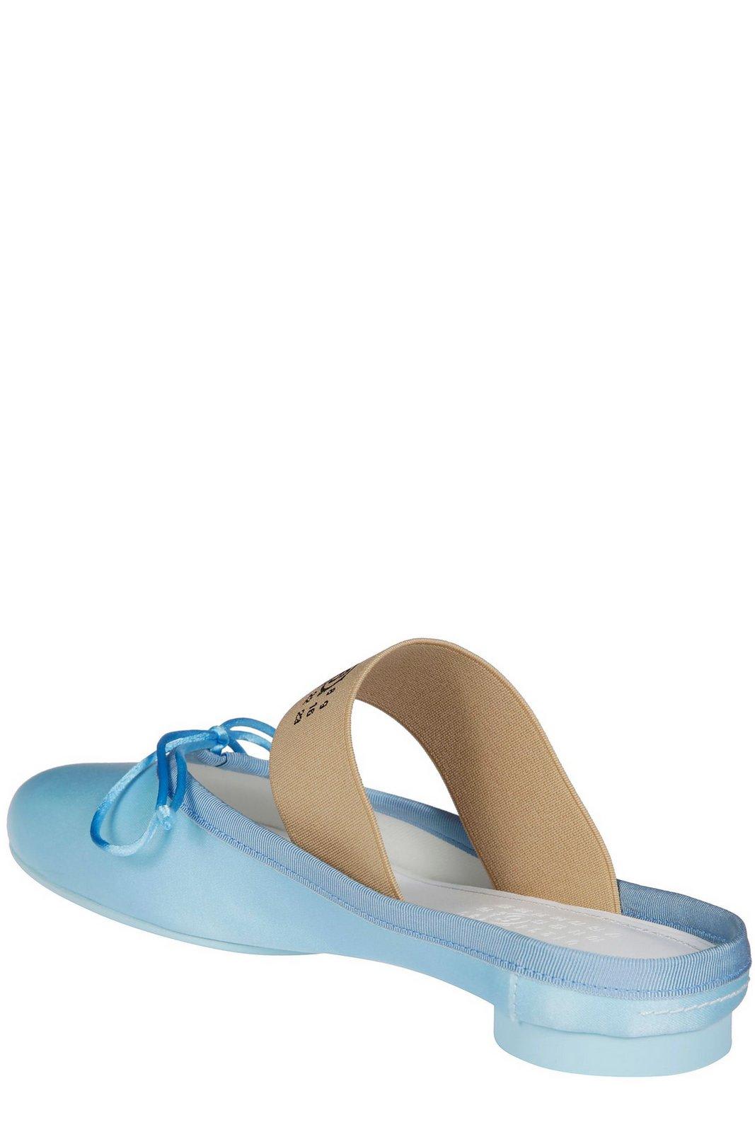 Shop Mm6 Maison Margiela Ballet Mules In Azzurro