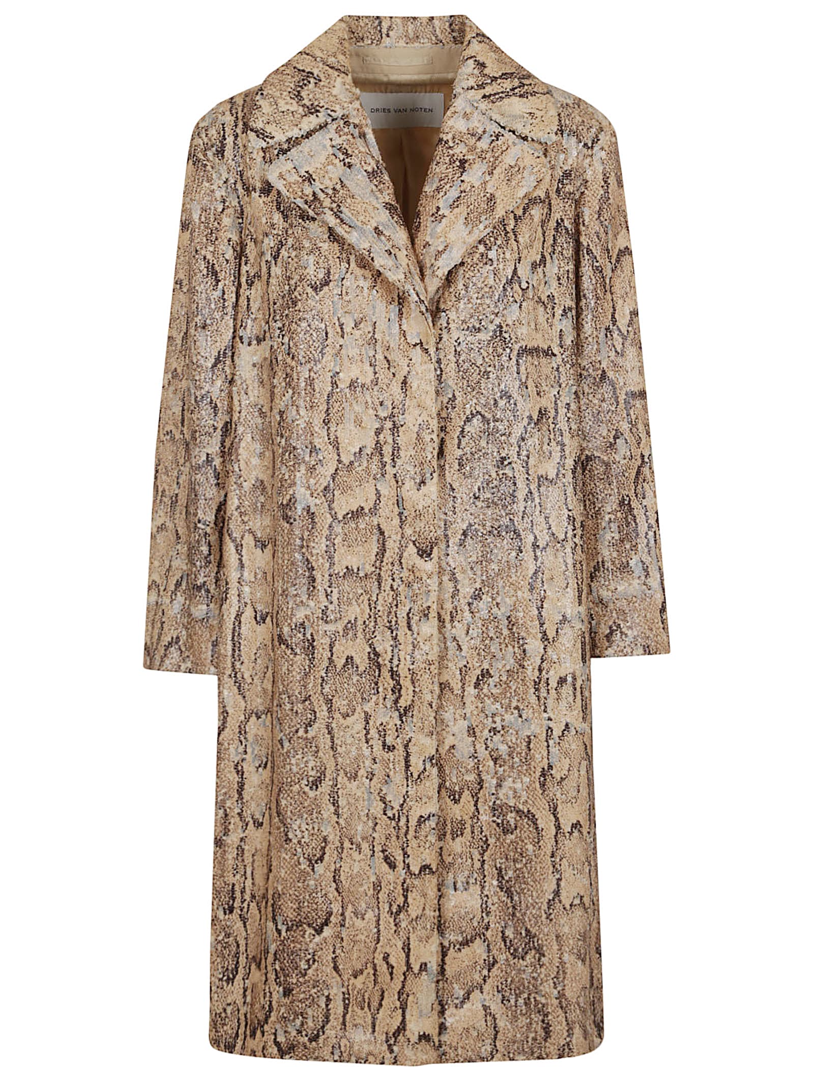 DRIES VAN NOTEN RICCA EMB 1483 W.W.COAT