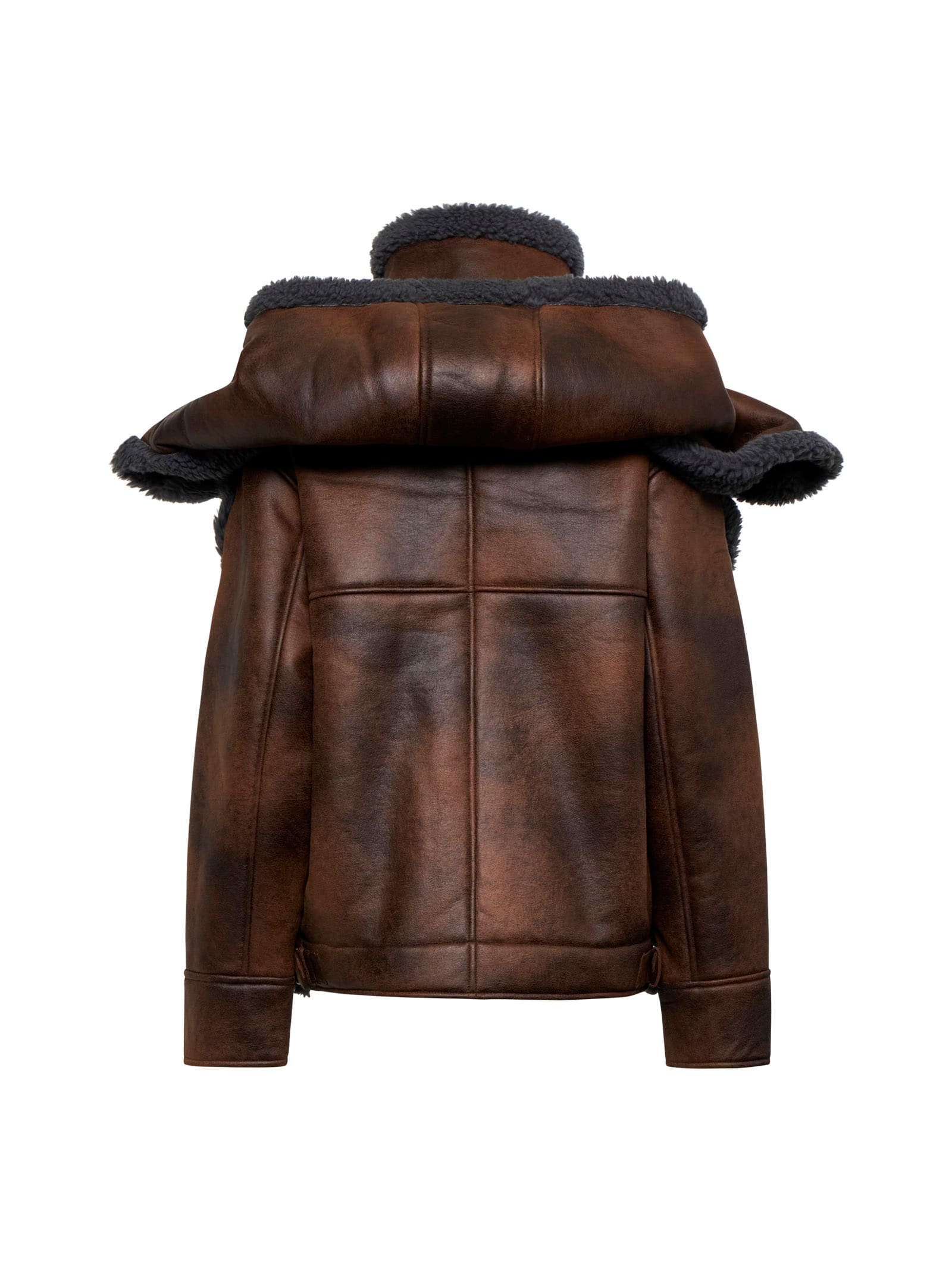 Shop Y/project Jacket In Brown/grey