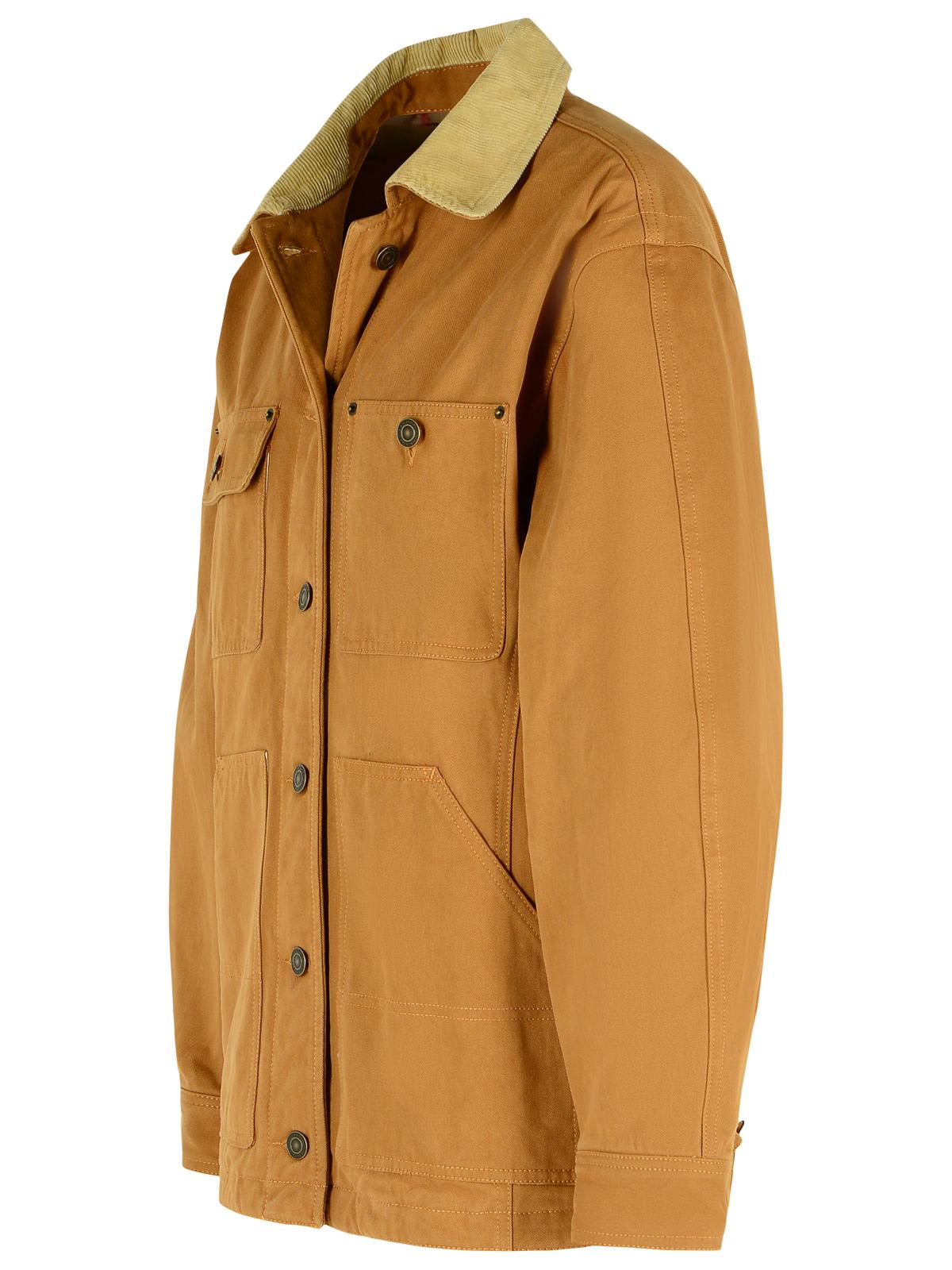 Isabel Marant Cotton Workwear Jacket Ninon In Brown