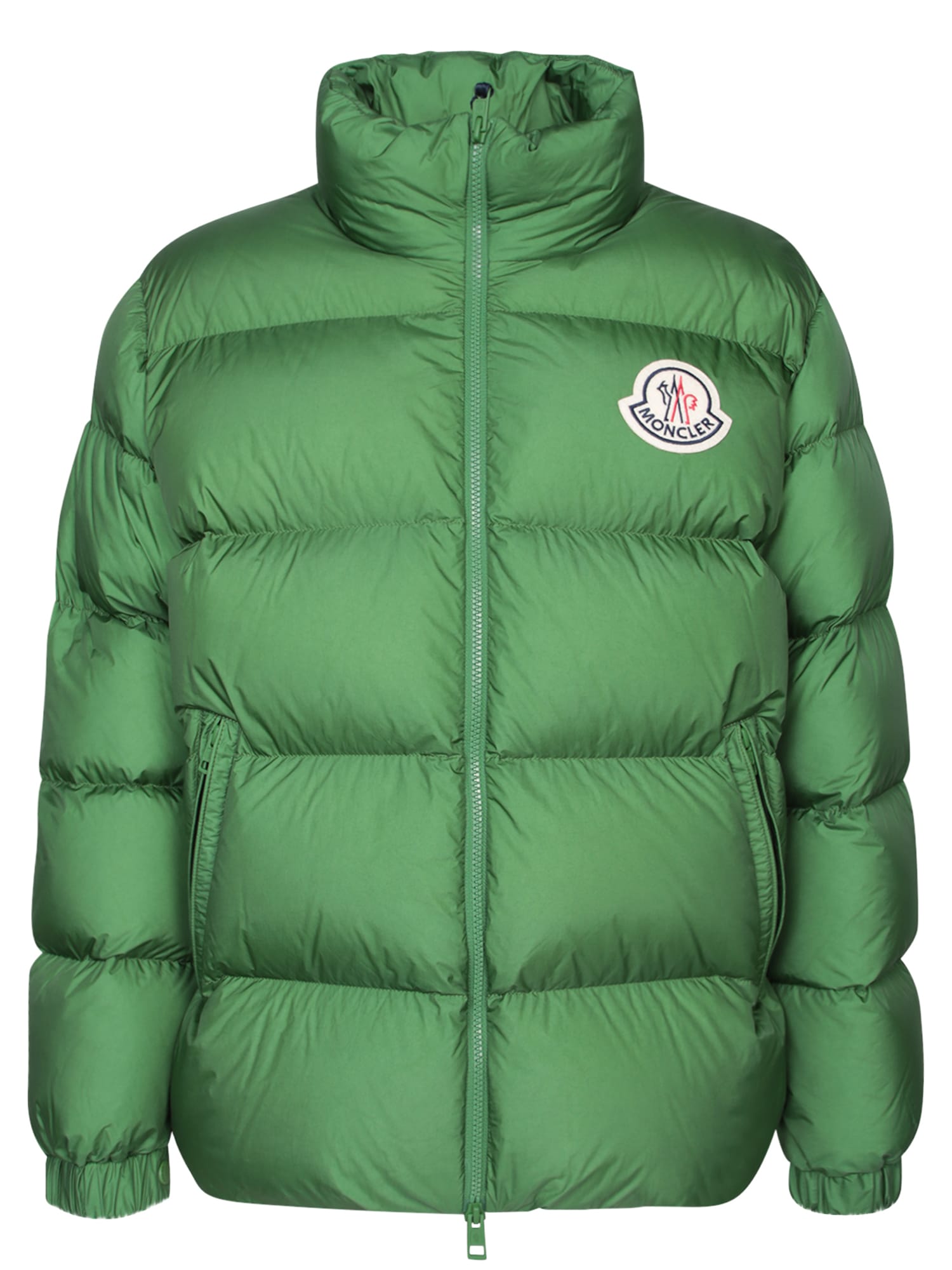 Shop Moncler Citala Green Down Jacket