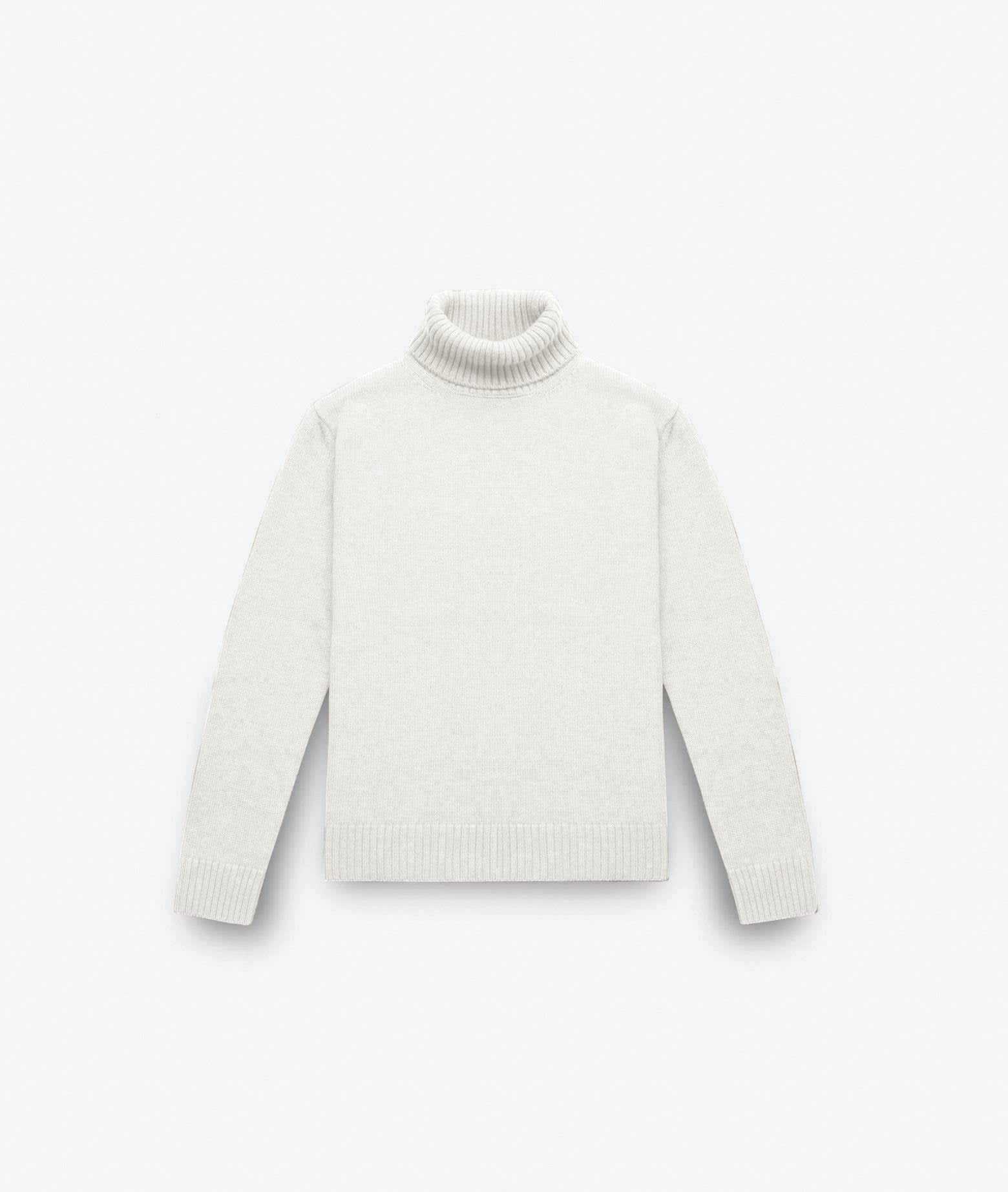 Larusmiani Turtleneck Sweater Diablerets Sweater In Ivory