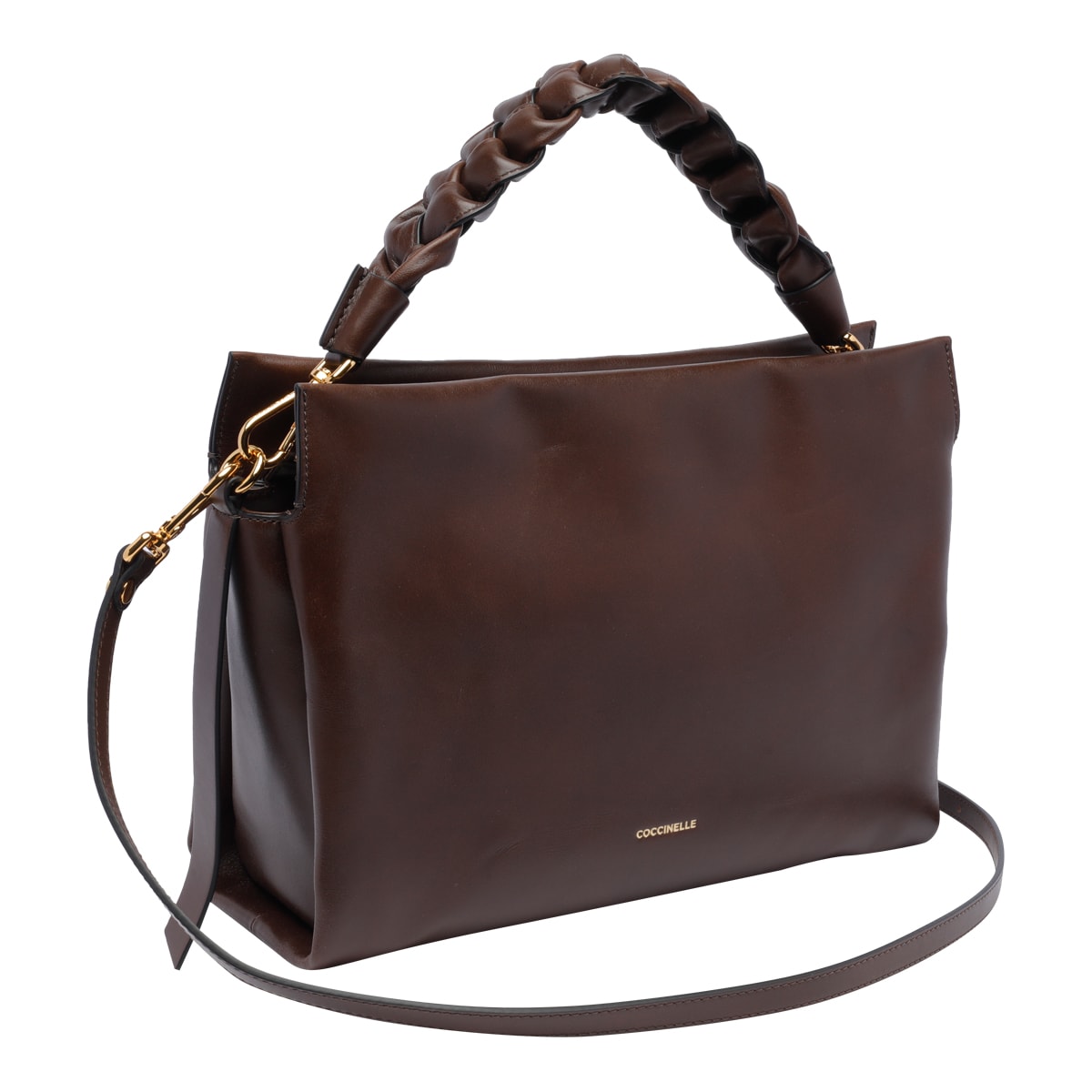 Shop Coccinelle Boheme Shoulder Bag In Brown