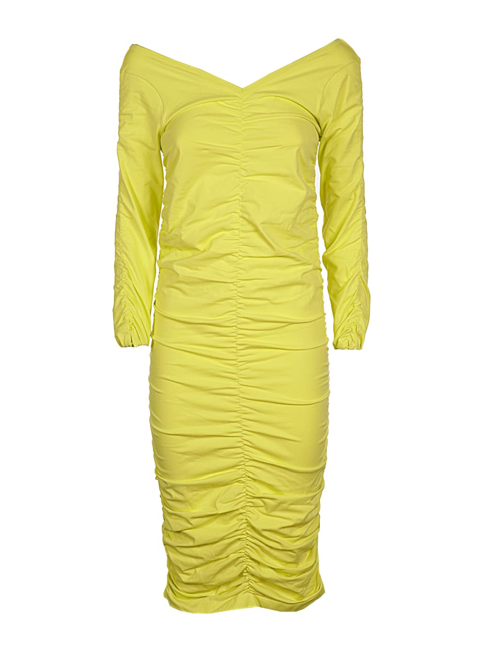 Helmut Lang Ruched Dress Seamless