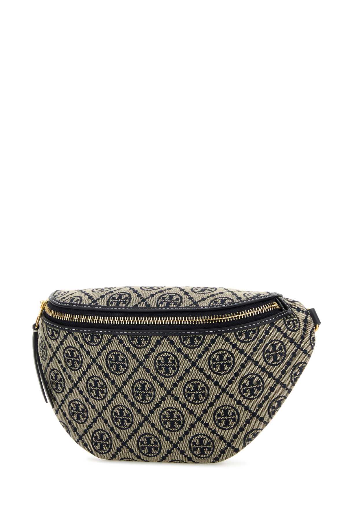 Tory Burch Embroidered Canvas Belt Bag In Green