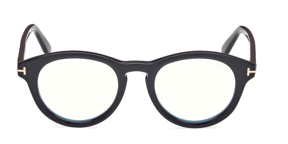 Tom Ford Round Frame Glasses Glasses In Black