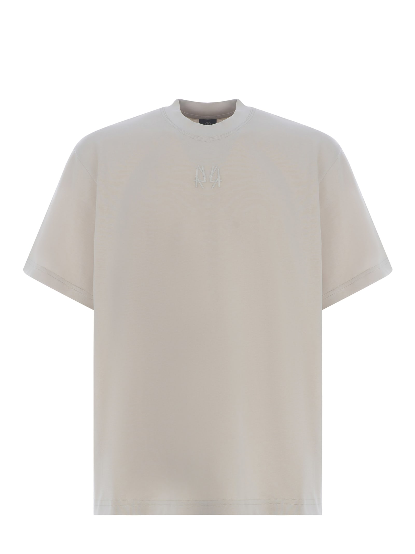 Shop 44 Label Group T-shirt  Gaffer Made Of Cotton In Crema