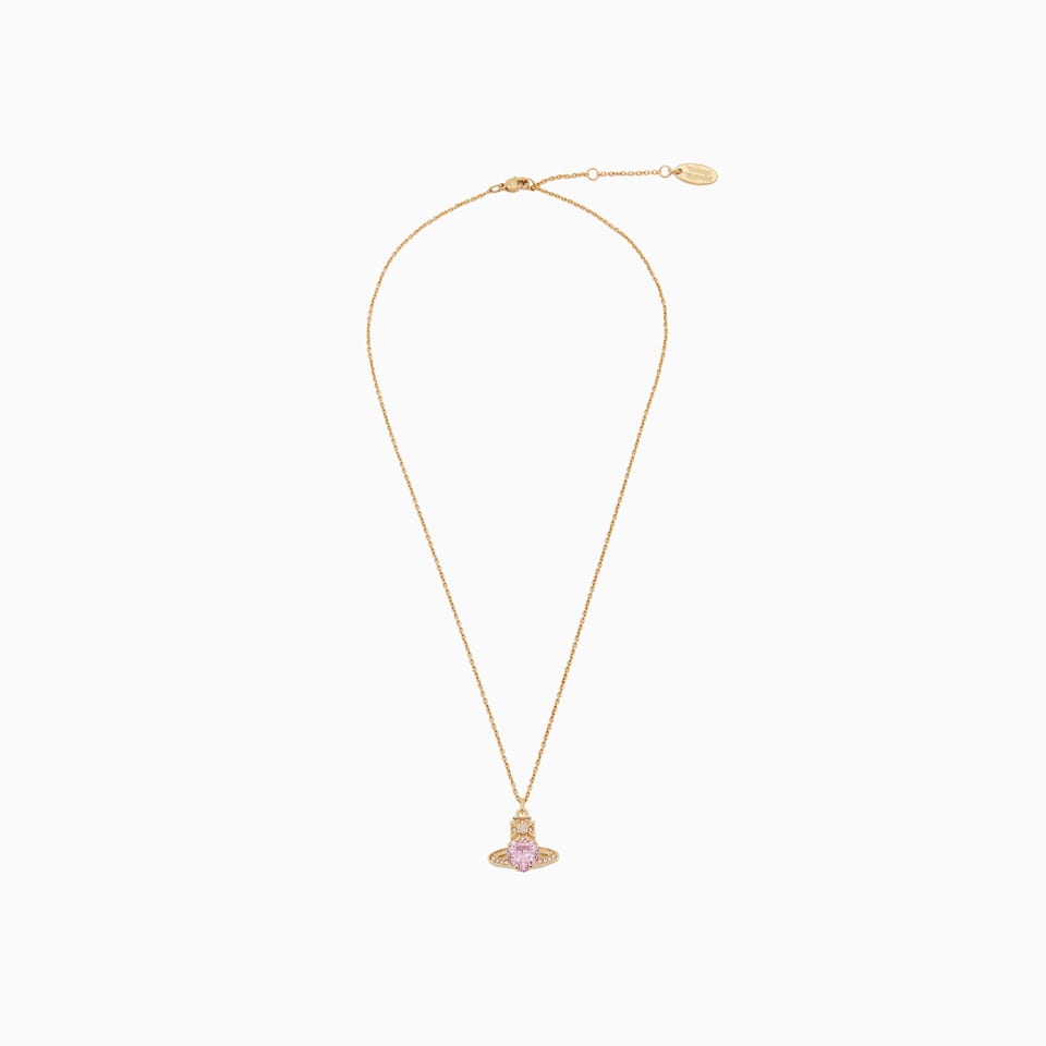 Vivienne Petite Malle Pendant, Yellow Gold, Pink Gold, Lacquer