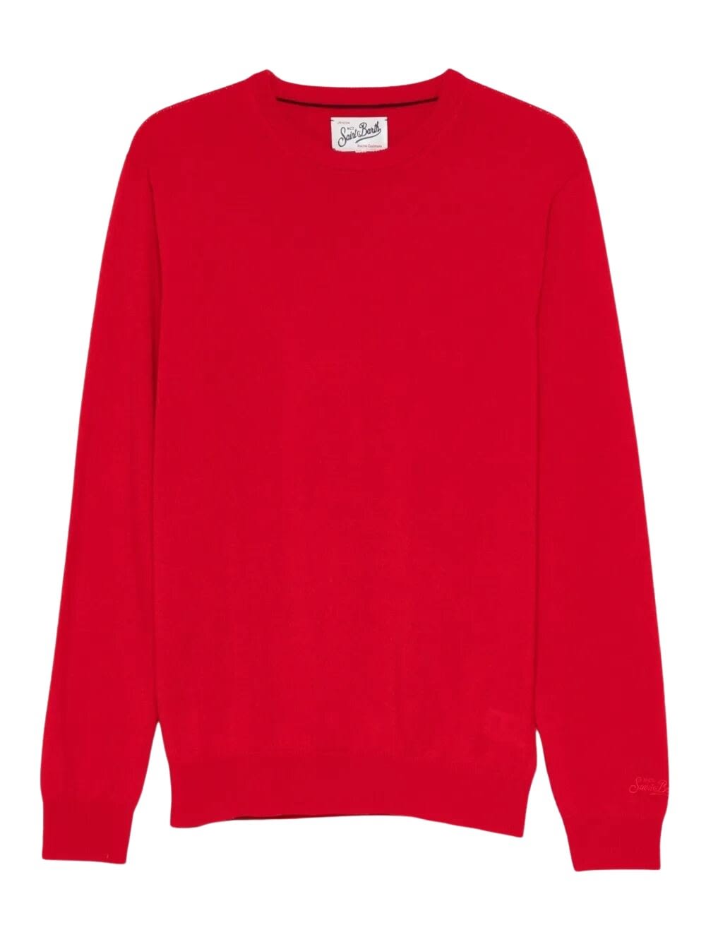 Mc2 Saint Barth Crew-neck Sweater In Red