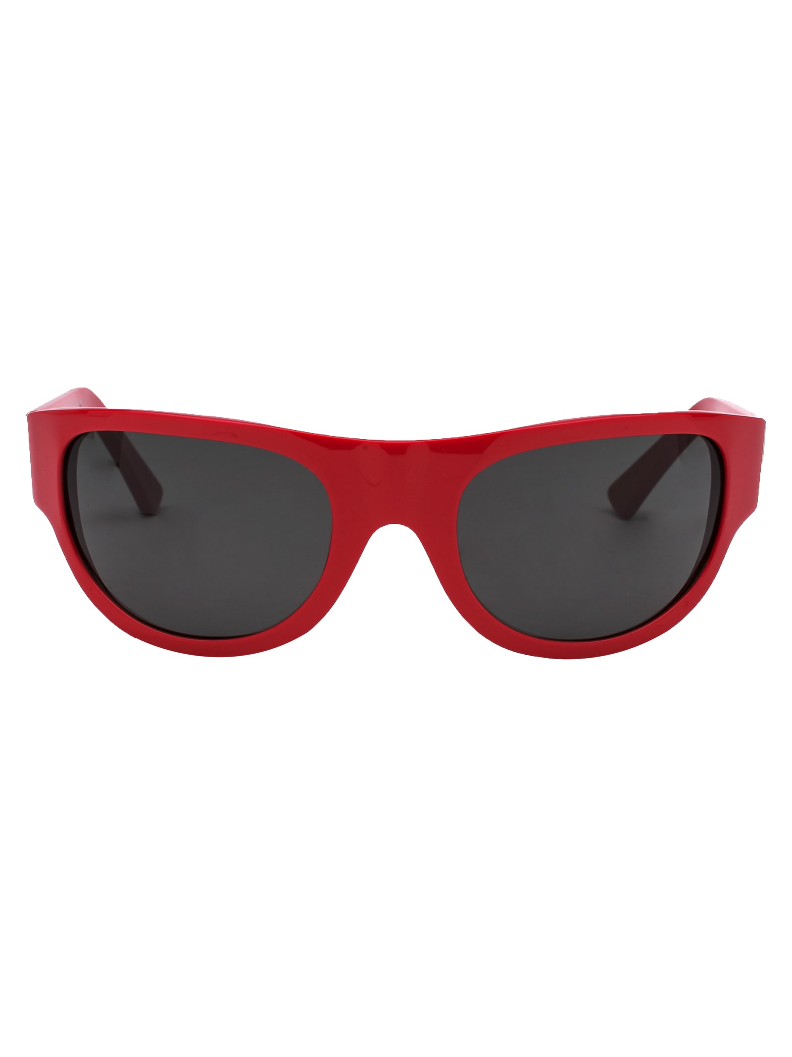 Shop Retrosuperfuture Reed Sunglasses In Red Turbo