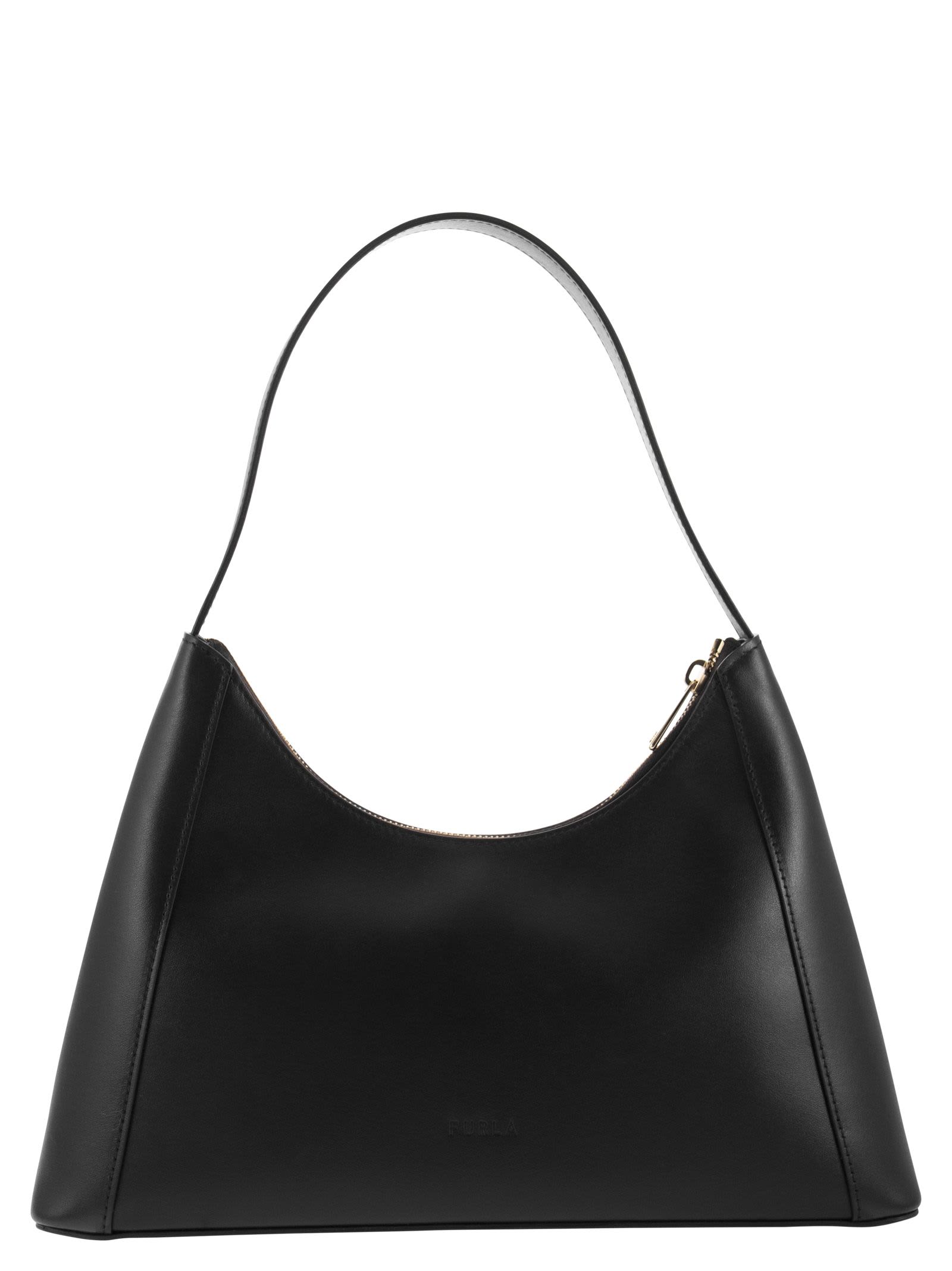 Shop Furla Diamante - Small Shoulder Bag In Black