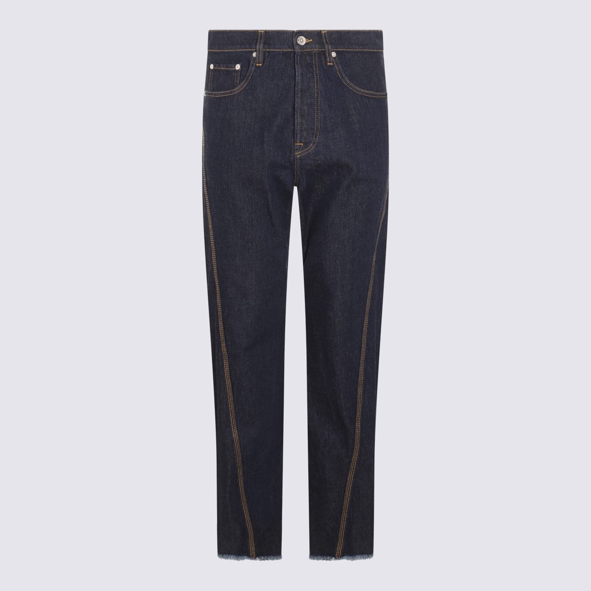 Shop Lanvin Blue Denim Jeans