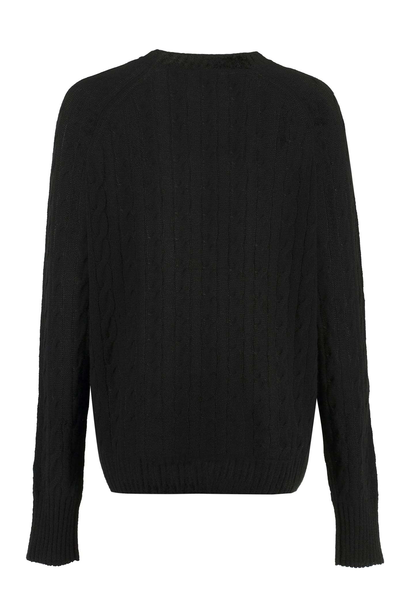 Etro Embroidered Sweater With Logo In Black