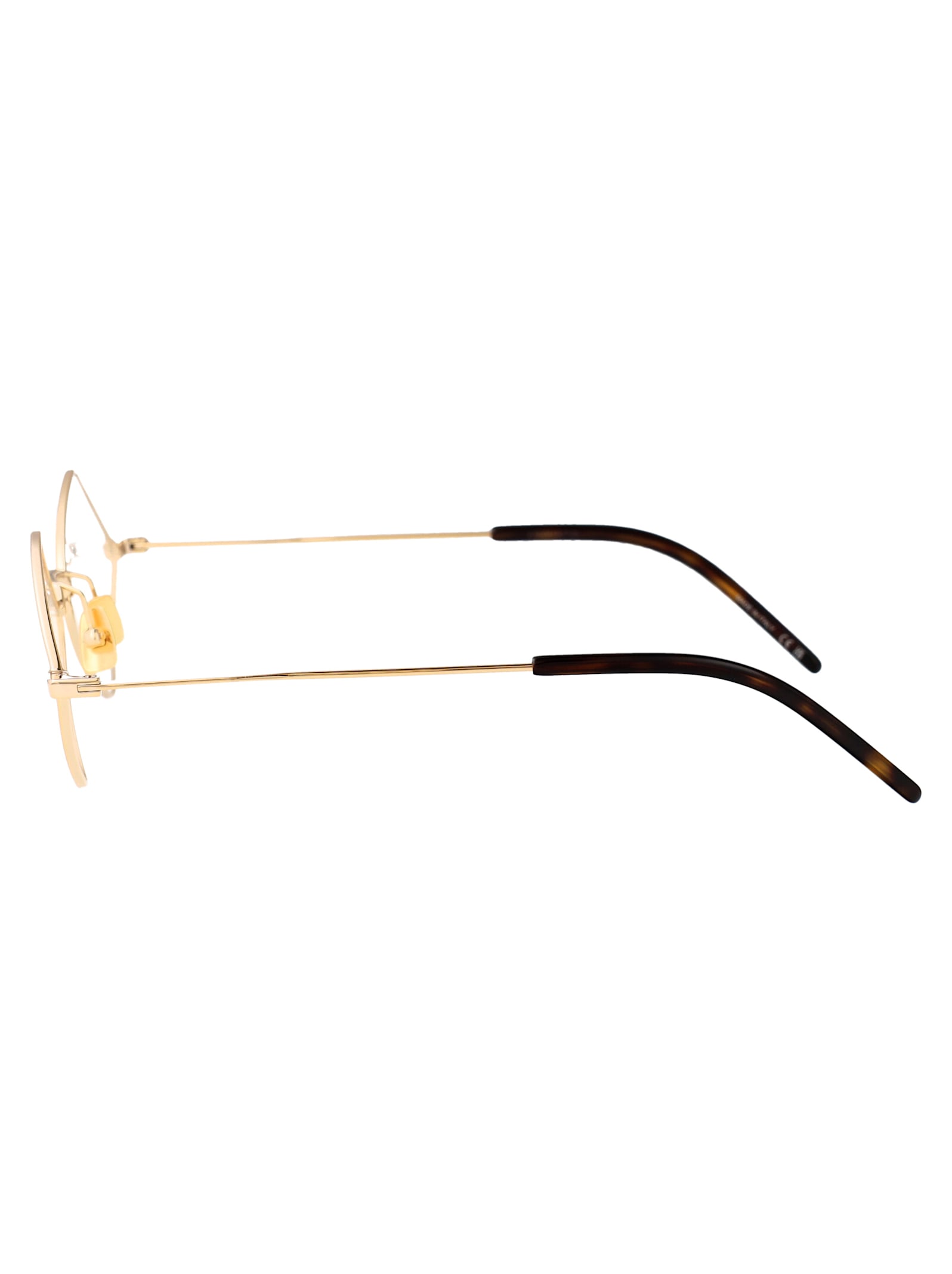 Saint Laurent Sl 302 Lisa Opt Glasses In Gold-gold-transparent
