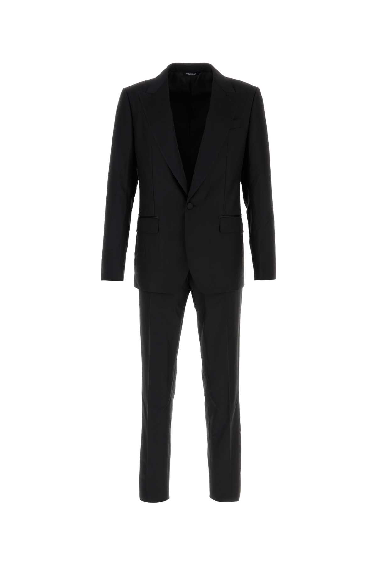 Shop Dolce & Gabbana Black Wool Blend Suit In Nero