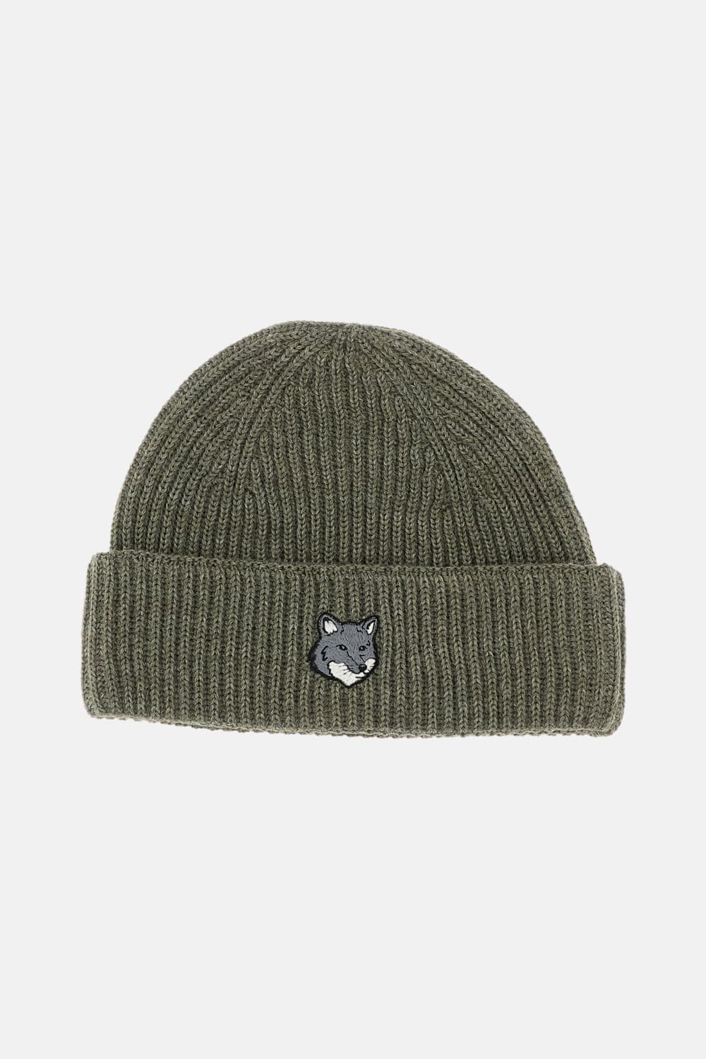 Maison Kitsuné Fox Head Large Beanie In Multi