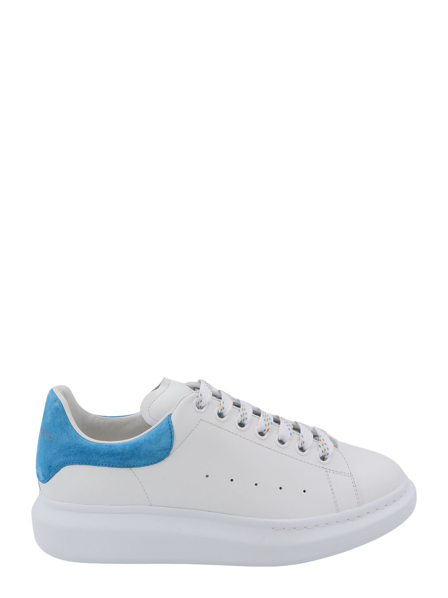 Shop Alexander Mcqueen Larry Sneakers In Clear Blue