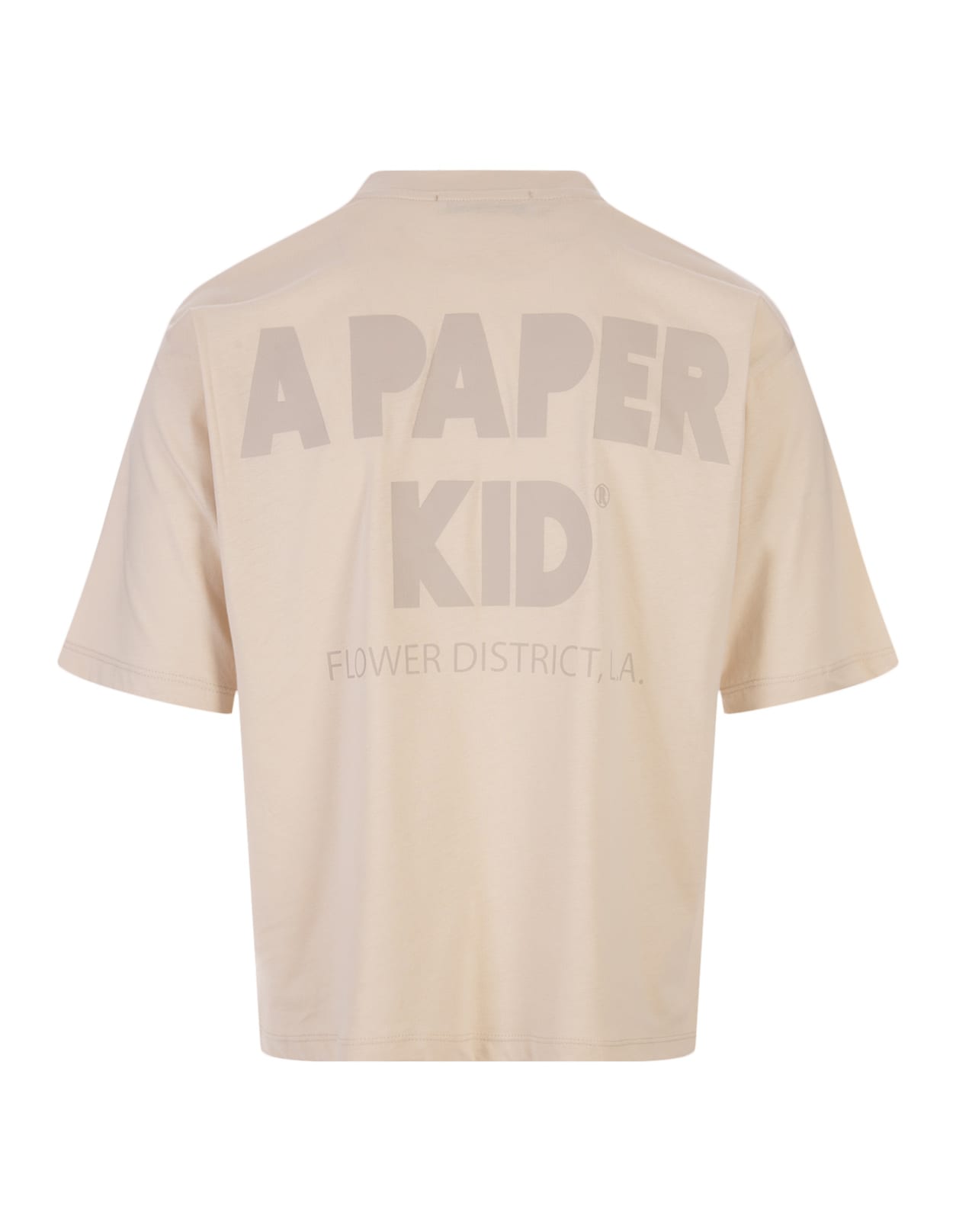 Shop A Paper Kid Sand T-shirt With  Logo In Brown