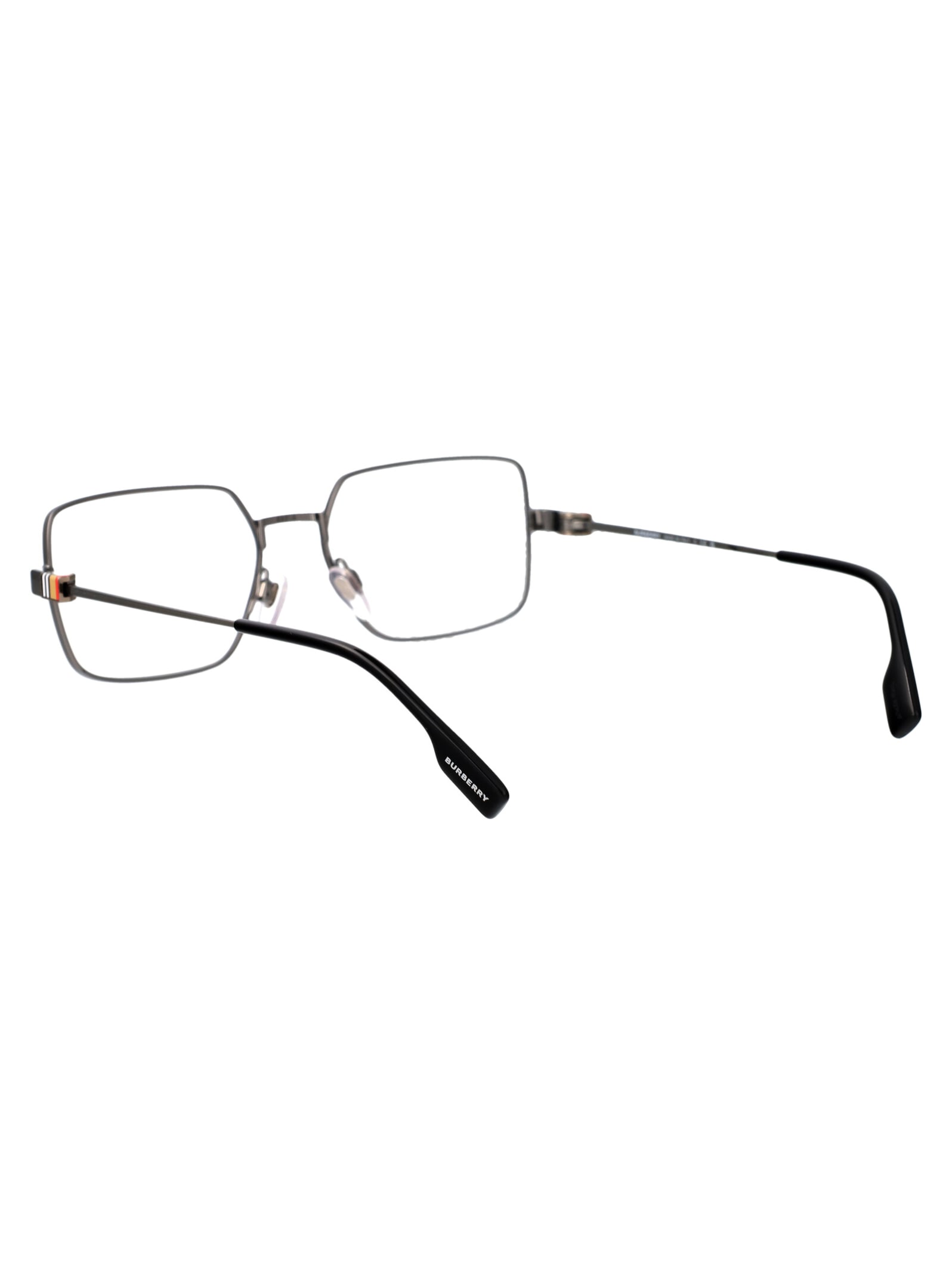 Shop Burberry Eyewear 0be1380 Glasses In 1003 Gunmetal