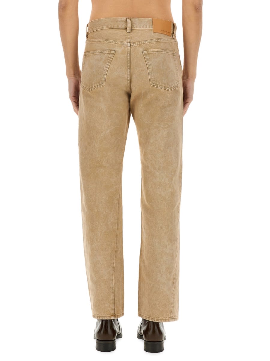 Sunflower Belt Loop Denim Trousers In Beige