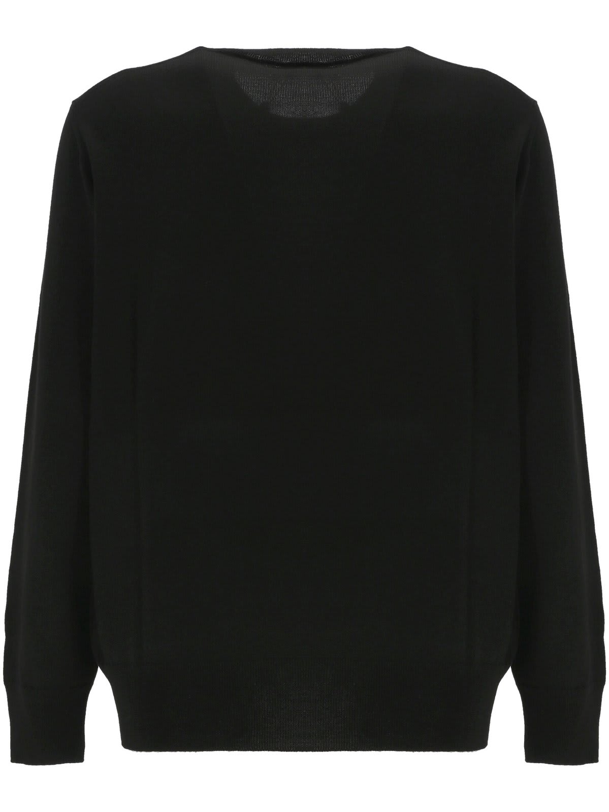 Shop Etro Pegaso Embroidered Crewneck Jumper In Black