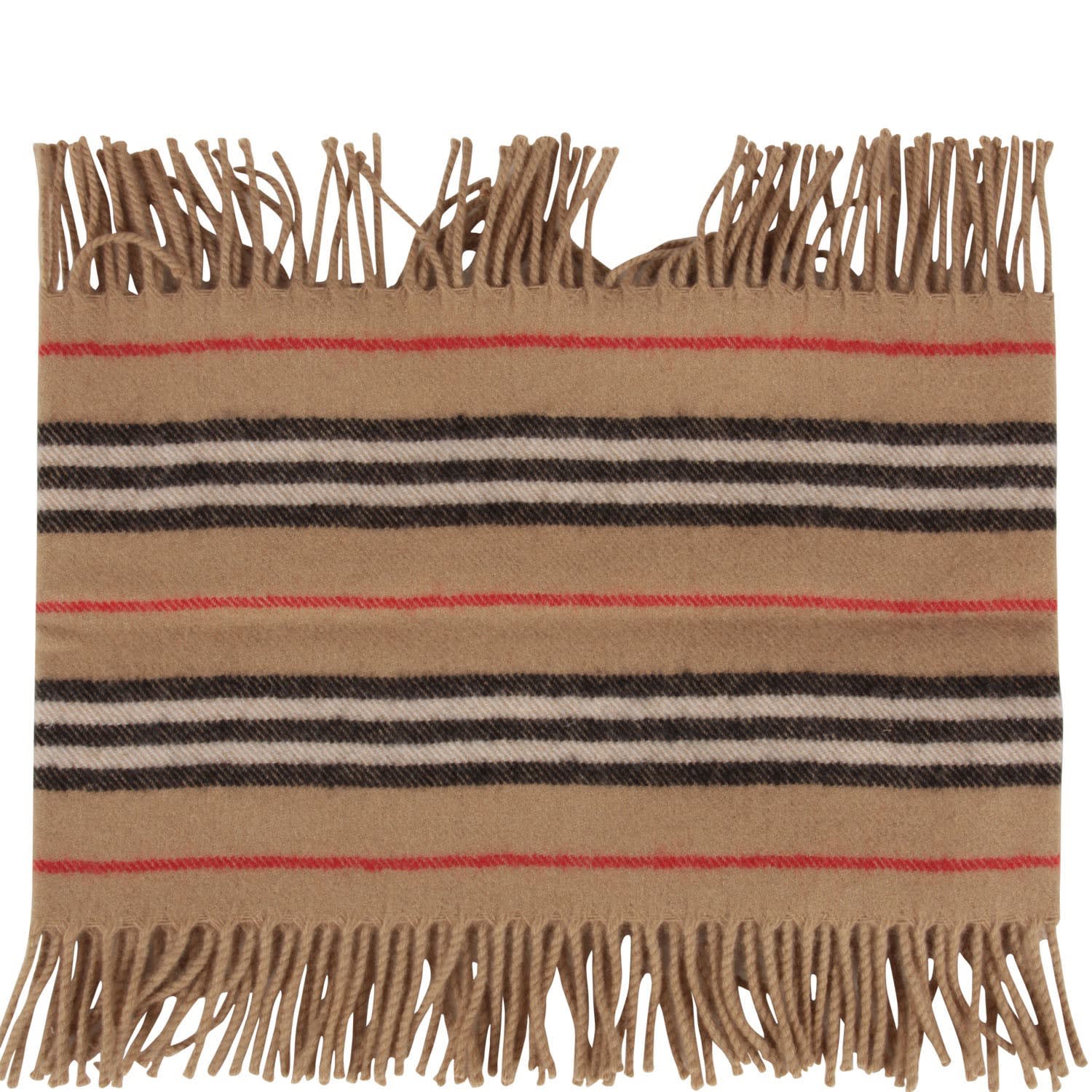 Burberry Beige Scarf With Stripes For Kid